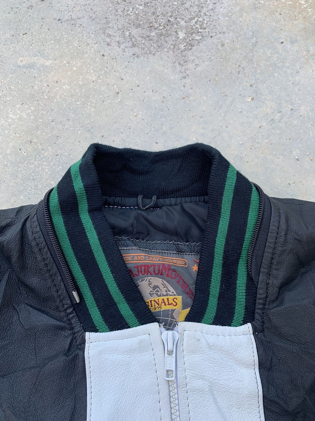 Japanese Brand × Vintage Vintage Varsity Baseball Patch Leather Jacket Size US M / EU 48-50 / 2 - 13 Thumbnail