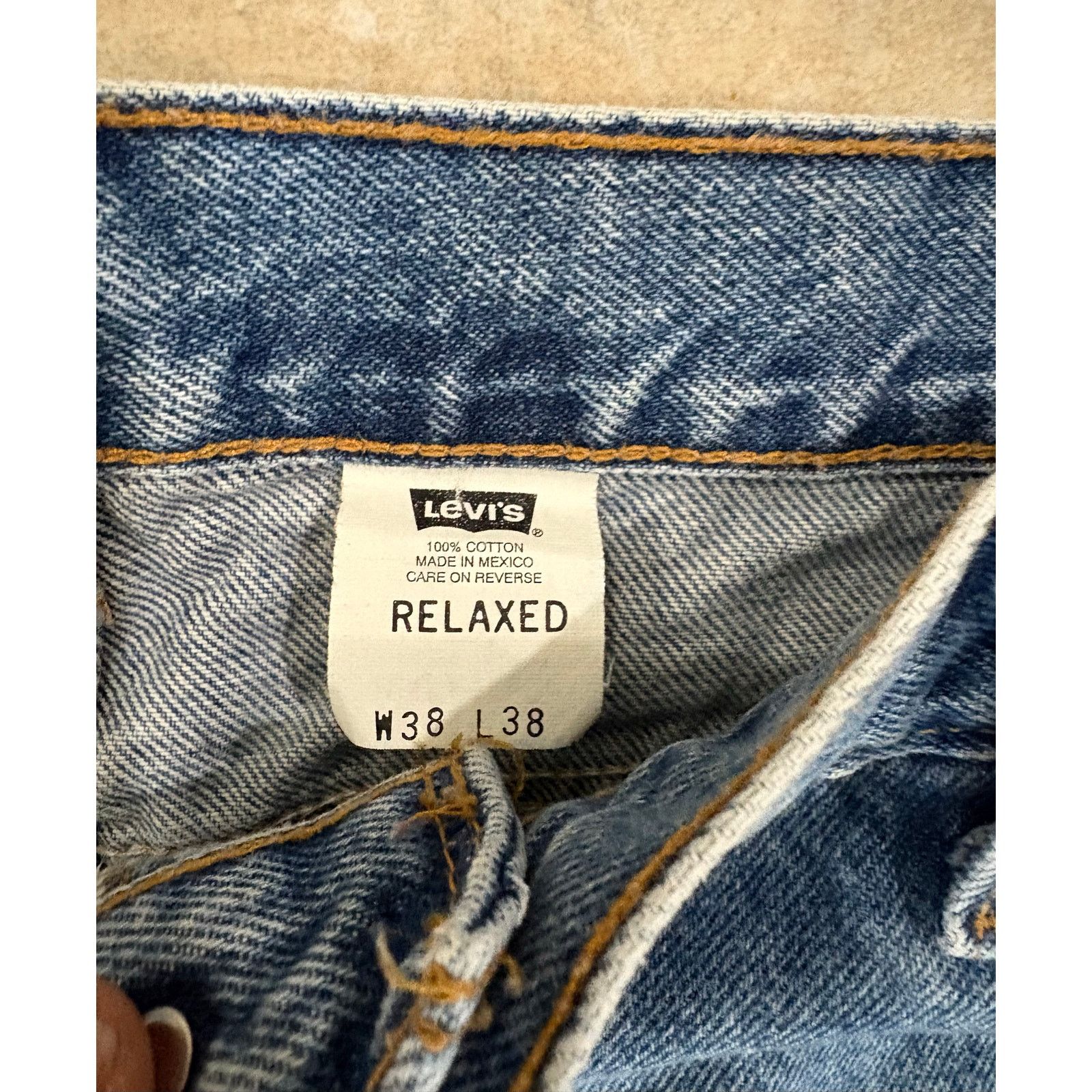 Polo Ralph Lauren Vintage 90s Levi’s Strauss & co jeans w38 L 38 Size US 38 / EU 54 - 2 Thumbnail