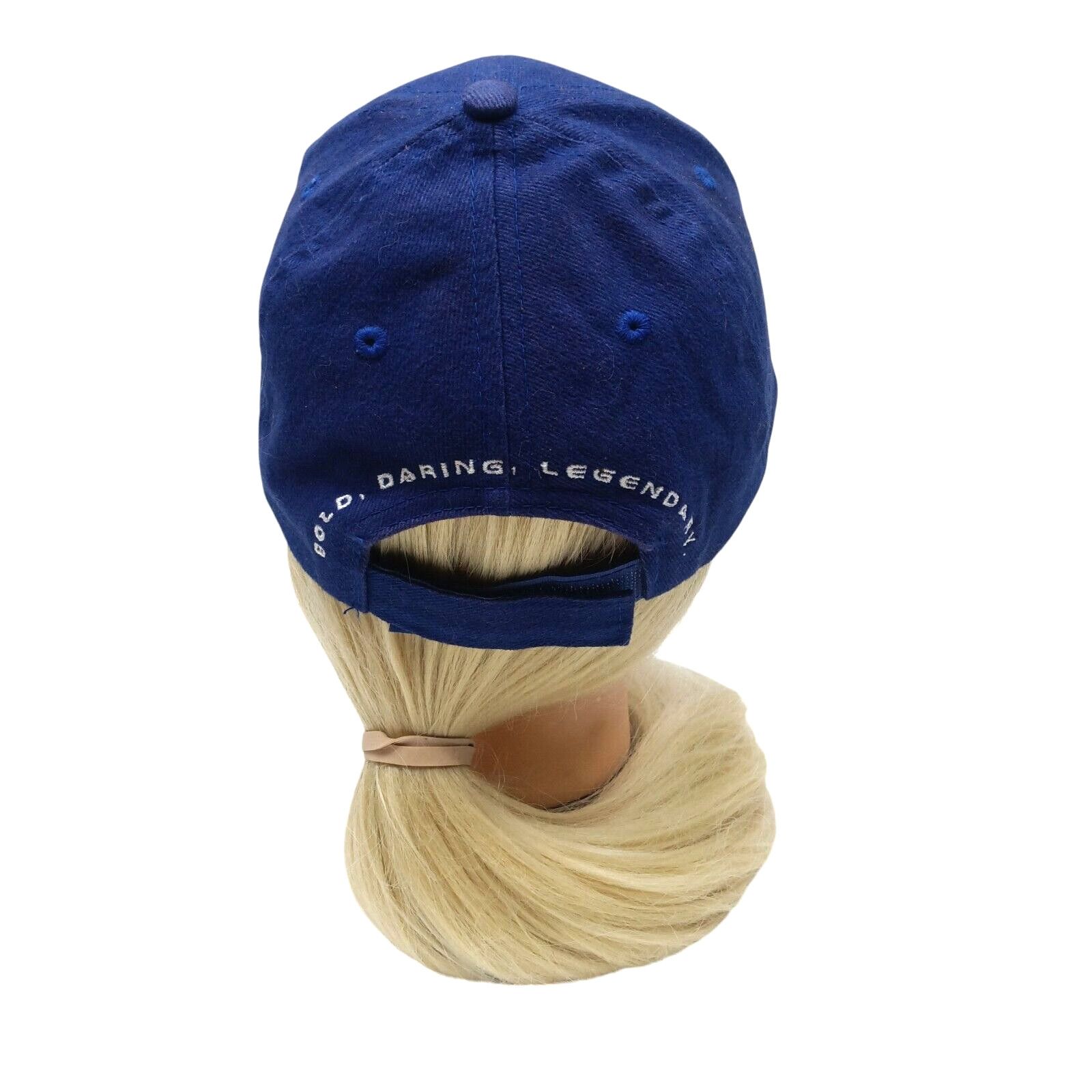 Ford Mustang Blue Strapback Hat Bold, Daring, Legendary Ford Cap Size ONE SIZE - 3 Thumbnail