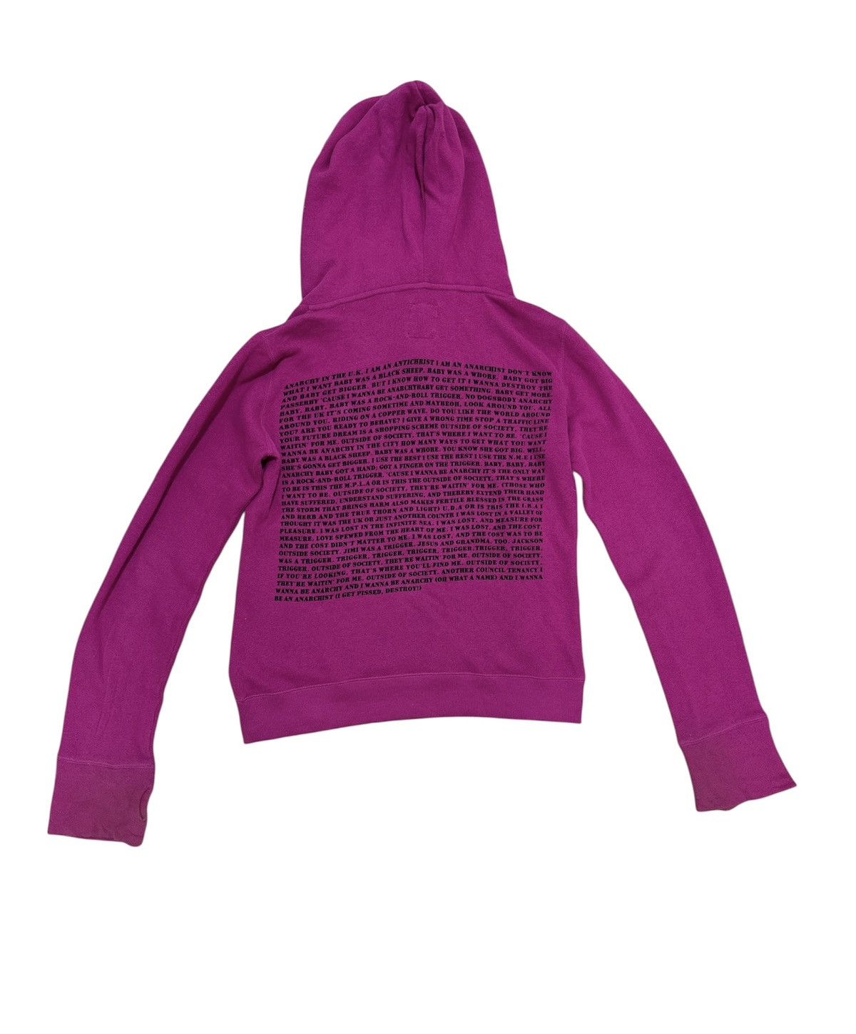 PPFM Vintage PPFM High Neck Hoodie Poem Anarchy In UK Sex Pistols Size US M / EU 48-50 / 2 - 2 Thumbnail