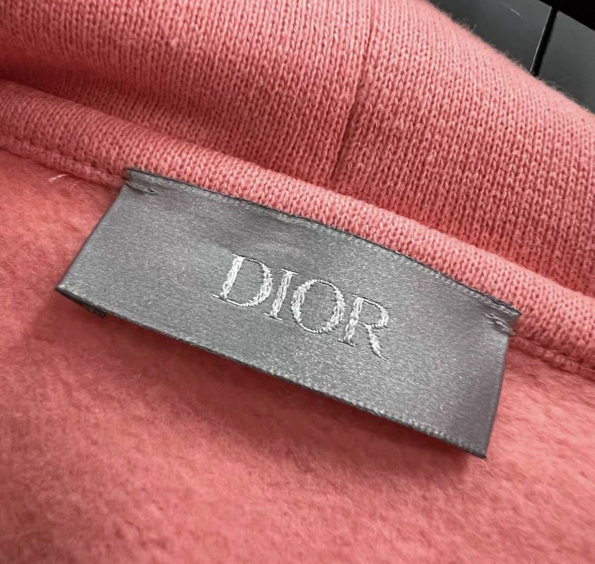 Dior Dior Pink Embroidered Logo Sleeveless Hoodie J41 Size US S / EU 44-46 / 1 - 4 Thumbnail