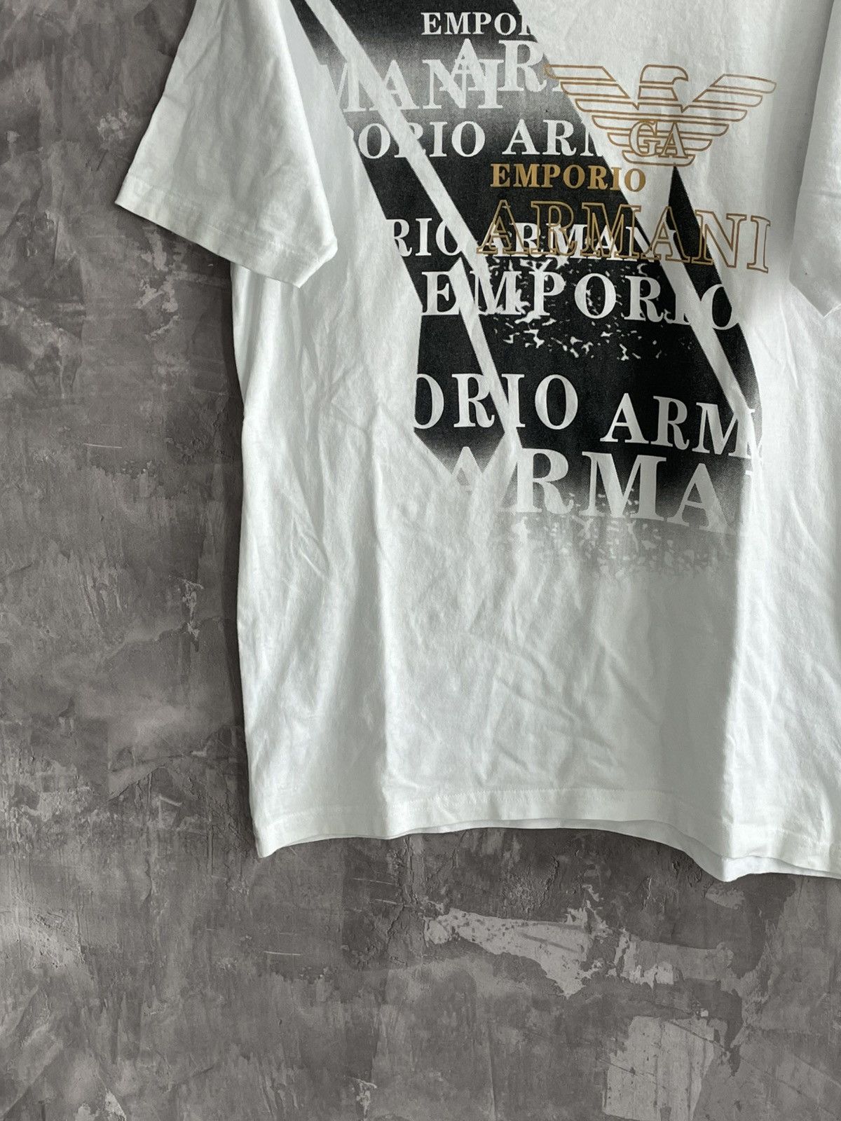 Hysteric Glamour × Le Grande Bleu (L.G.B.) Vintage Y2K Hysteric Glamour Style Logo Armani T shirt Size US M / EU 48-50 / 2 - 5 Thumbnail