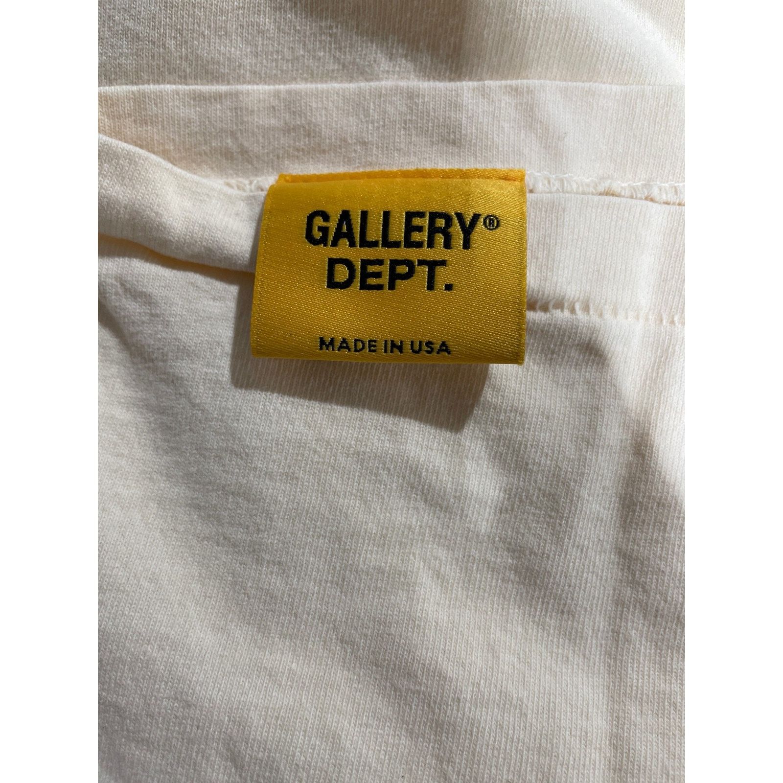 Gallery Dept. GALLERY DEPT. CREAM BOXING MERCH TEE SIZE SMALL NEW Size US S / EU 44-46 / 1 - 4 Thumbnail