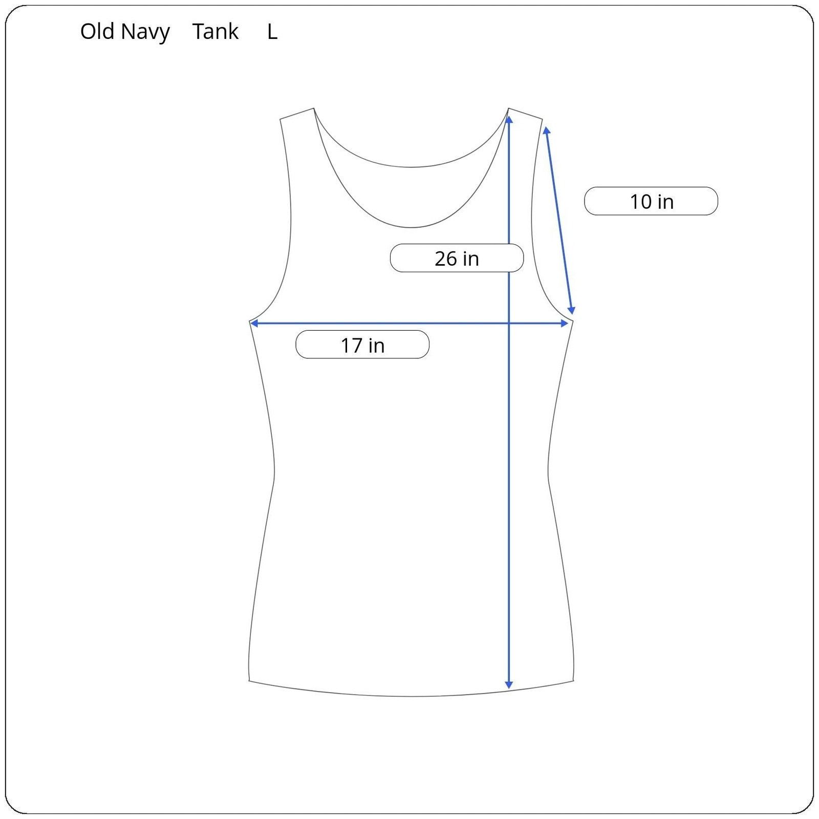 Old Navy Old Navy Tank Top Women's Size Large Size L / US 10 / IT 46 - 5 Thumbnail