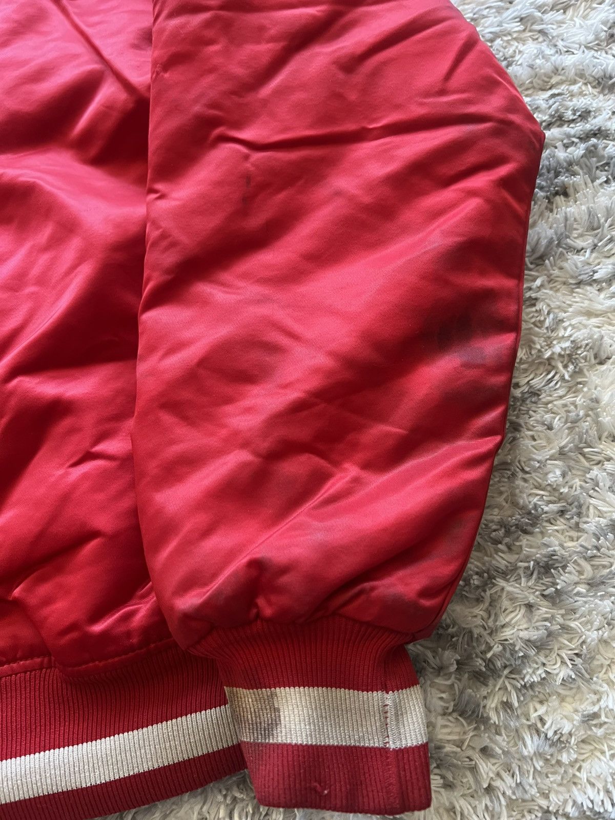 Starter Vintage 80s Cincinnati Reds MLB Starter Satin Bomber Jacket Size US L / EU 52-54 / 3 - 9 Thumbnail