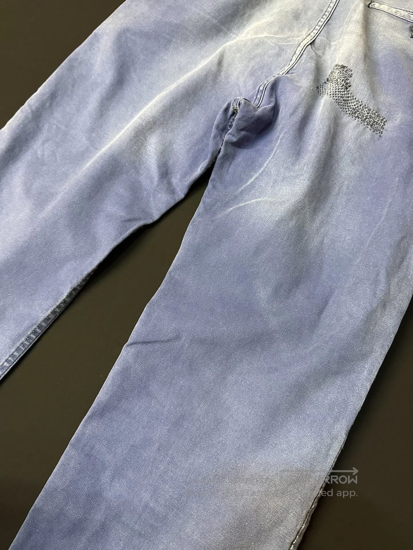 Vintage Vintage 50s French Workwear Distressed Canvas Pants. Size US 31 - 8 Thumbnail