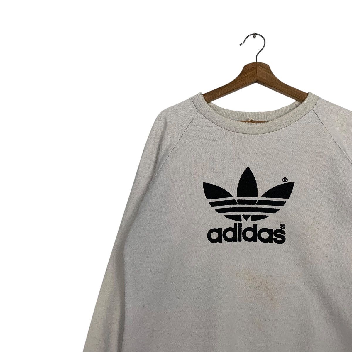 Adidas Vintage Adidas Big Logo Sweatshirt Size M / US 6-8 / IT 42-44 - 6 Thumbnail