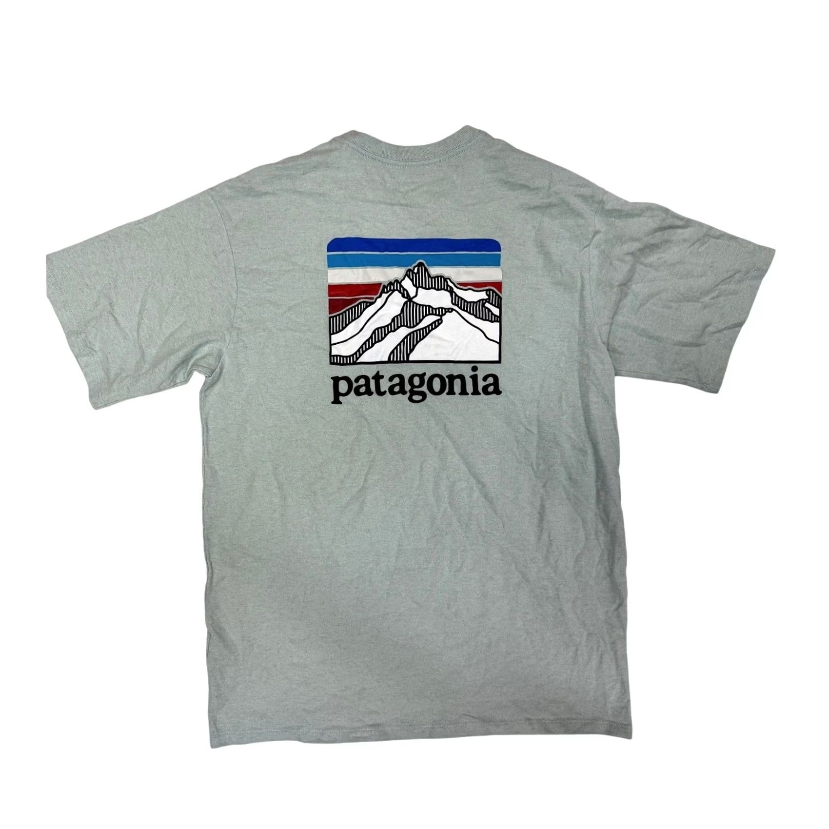Patagonia Patagonia Men Responsibili-Tee Shirt Blue Small Pockets Fitz Roy Graphic Retro Size US S / EU 44-46 / 1 - 2 Thumbnail