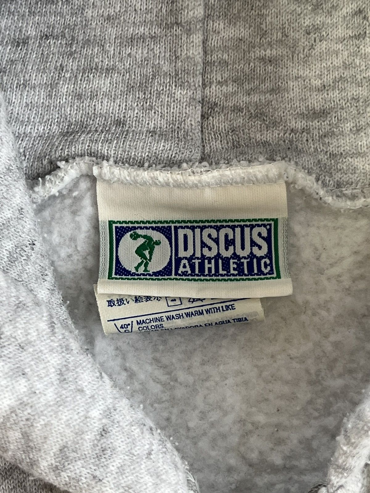 Vintage 80’s Discus Athletics Zip-up Hoodie Size US L / EU 52-54 / 3 - 6 Thumbnail