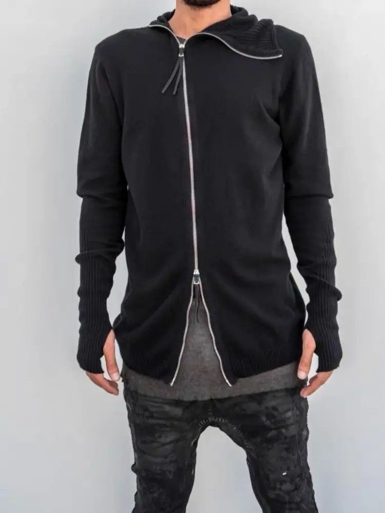11 By Boris Bidjan Saberi One Size BBS Knitwear Seamless 3D Ninja Hoodie-2507 Size US M / EU 48-50 / 2 - 1 Thumbnail