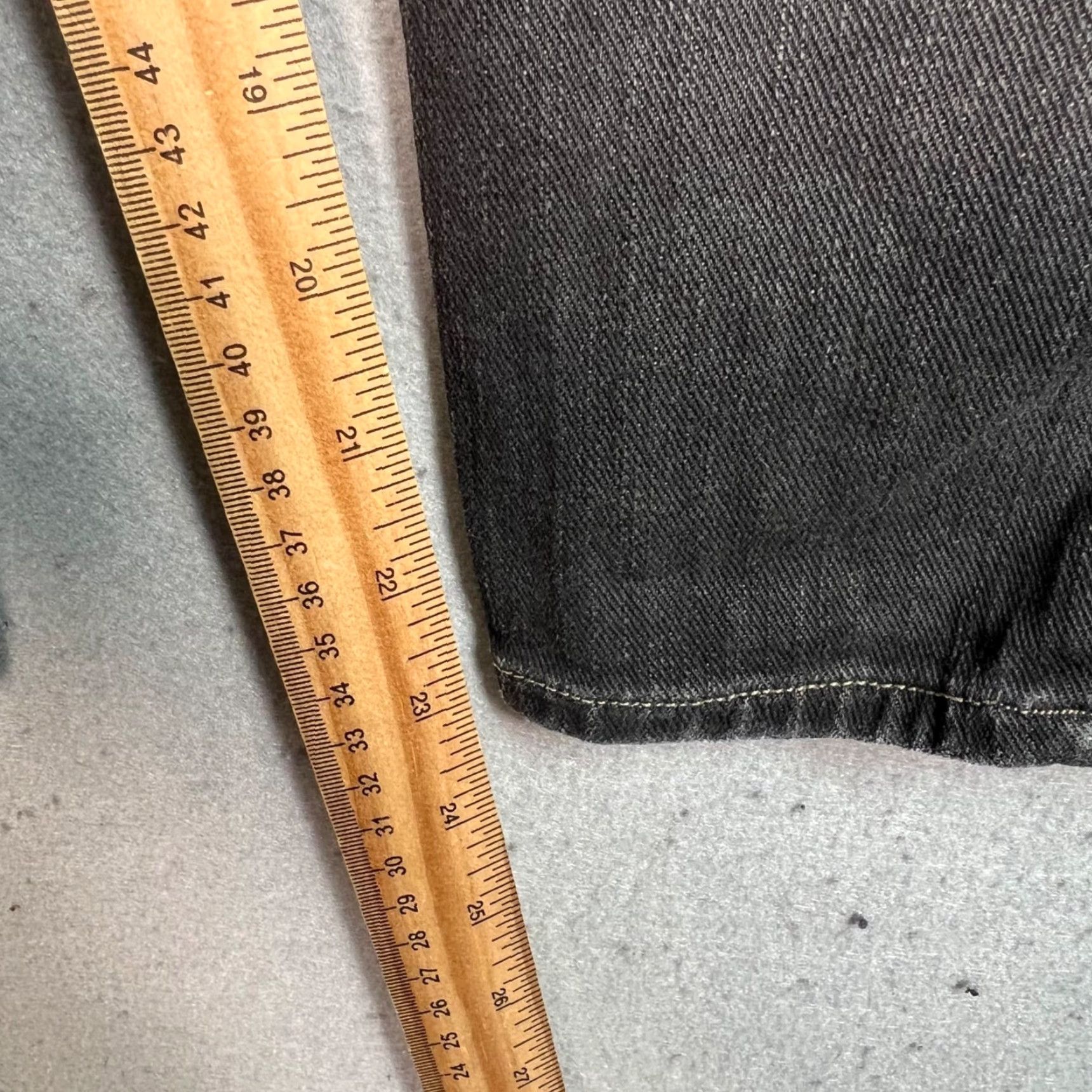 Allsaints VINTAGE AllSaints Spitalfields Mens Black Slim Fit Crop Jeans Adult 29 Regular 31x24 Cotton Denim Denim Tapered 90s Mens Size US 29 - 7 Thumbnail