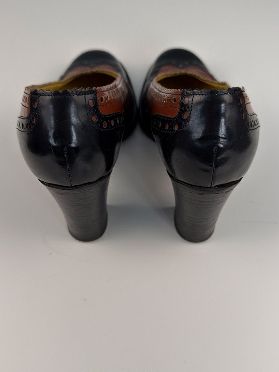 Fendi Luxury Fendi FF Brown Heels Size US 6 / IT 36 - 4 Thumbnail