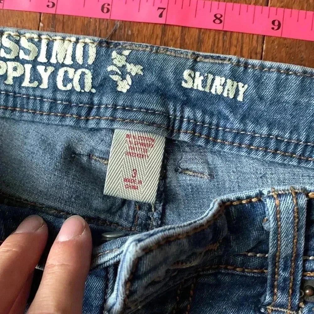 Designer Massimo Supply Co. Skinny Jeans - Stylish Everyday Fit Size 30" / US 8 / IT 44 - 4 Thumbnail
