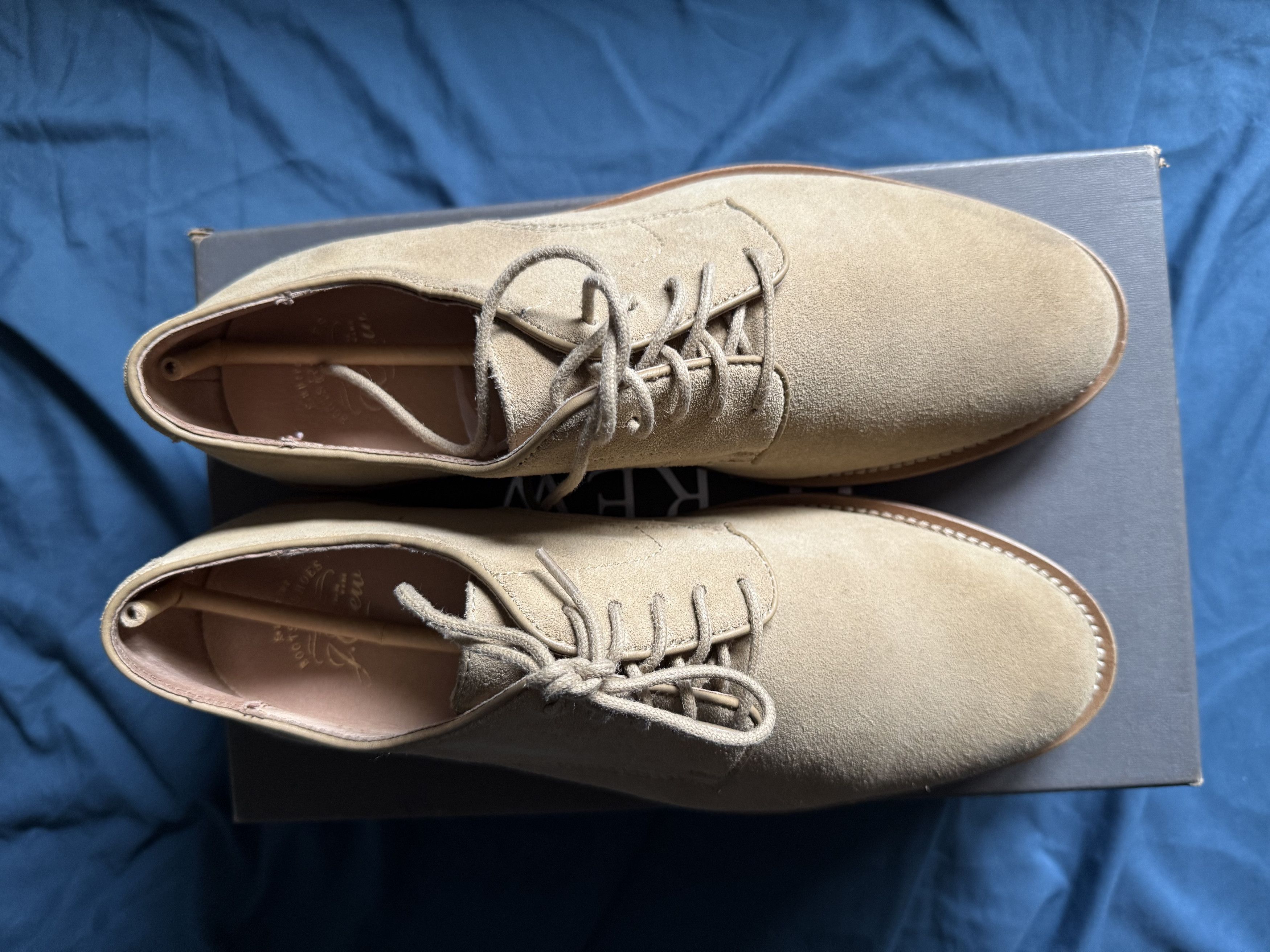 J.Crew J. Crew Suede Bucks Dress Lace-up Oxford shoes size 10 Size US 10 / EU 43 - 10 Thumbnail