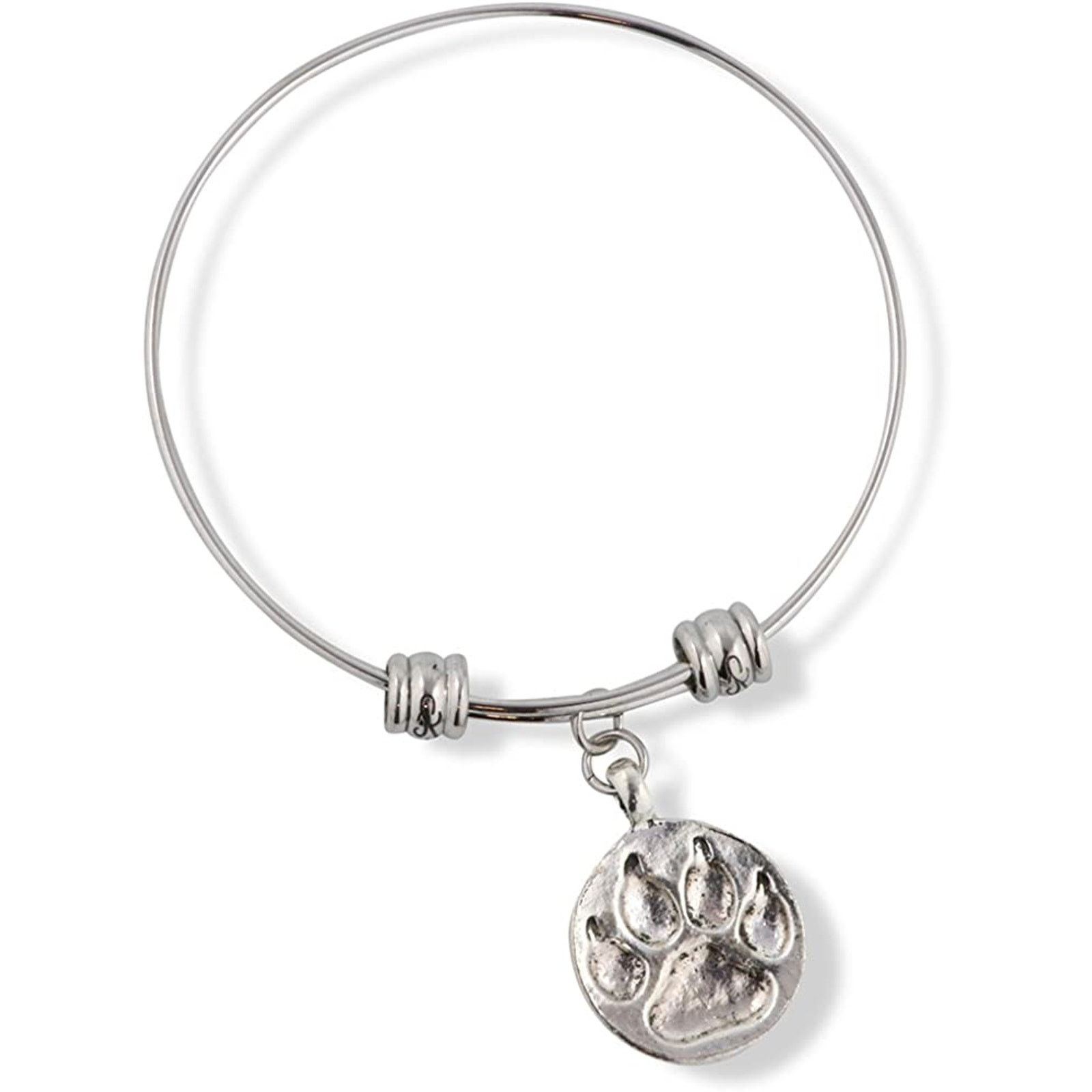 & Other Stories Dog Paw Print Fancy Pet Charm Bangle Size ONE SIZE - 1 Thumbnail