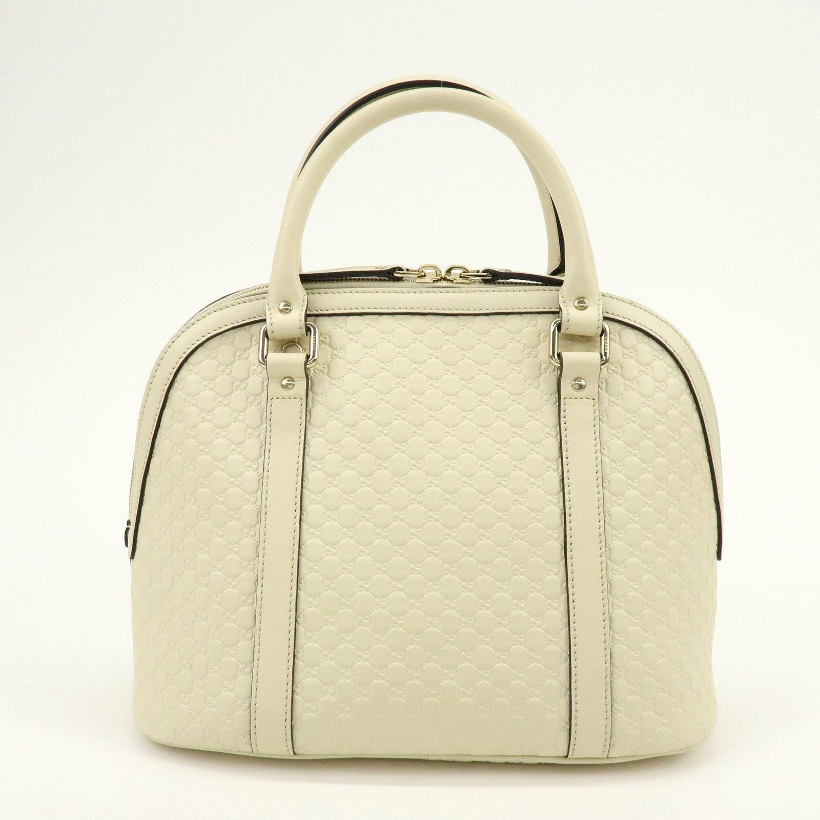Gucci Gucci Microguccissima Dome Calfskin Shoulder Bag Cream Size ONE SIZE - 2 Thumbnail