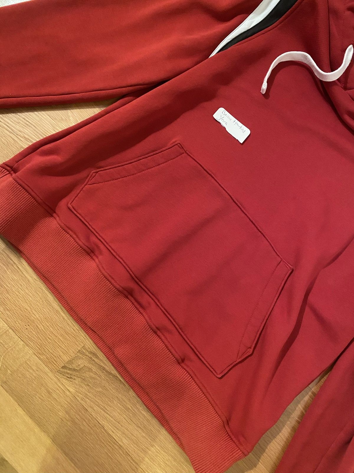Amiri Amiri Leather-Accented Varsity Pullover Hoodie Size US XL / EU 56 / 4 - 6 Thumbnail