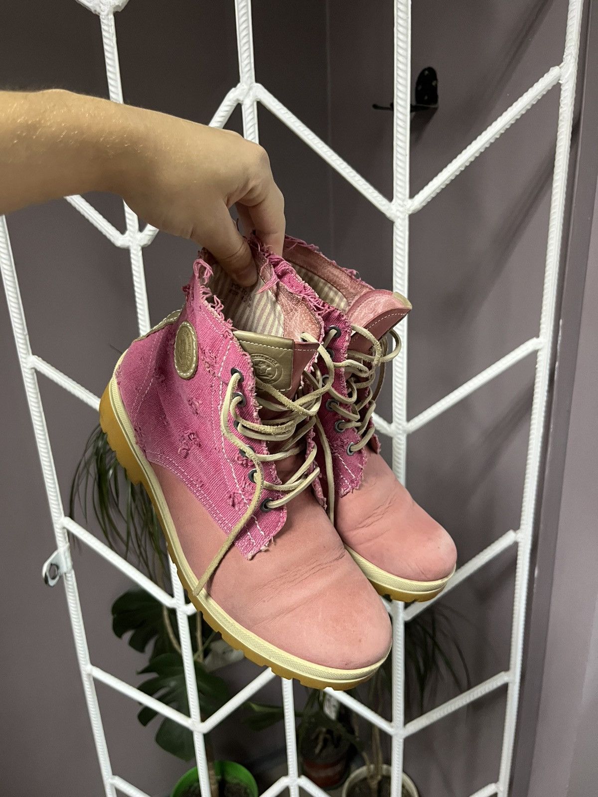 Hysteric Glamour Vintage Leather Pink Hysteric Glamour Style Boots Size US 8.5 / EU 41-42 - 3 Thumbnail