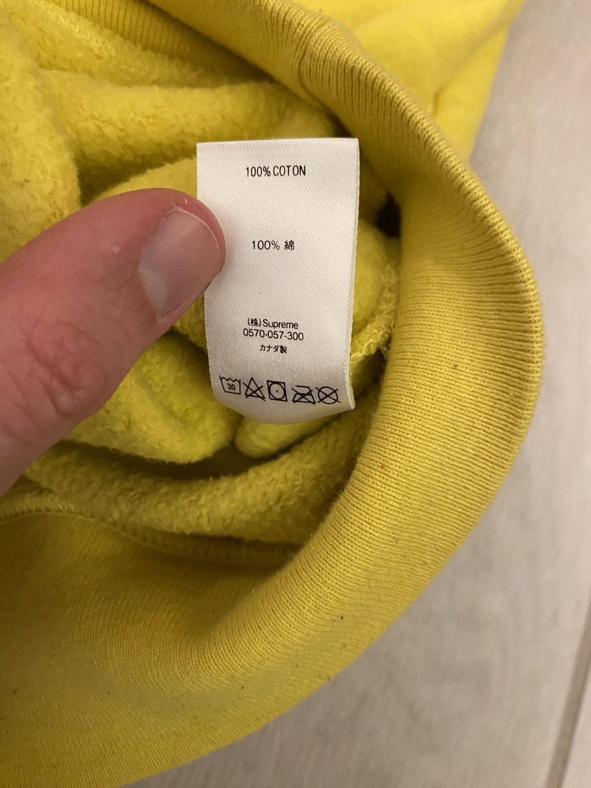 Supreme Supreme SS20 Yellow Warm Up Hoodie Size US M / EU 48-50 / 2 - 7 Thumbnail