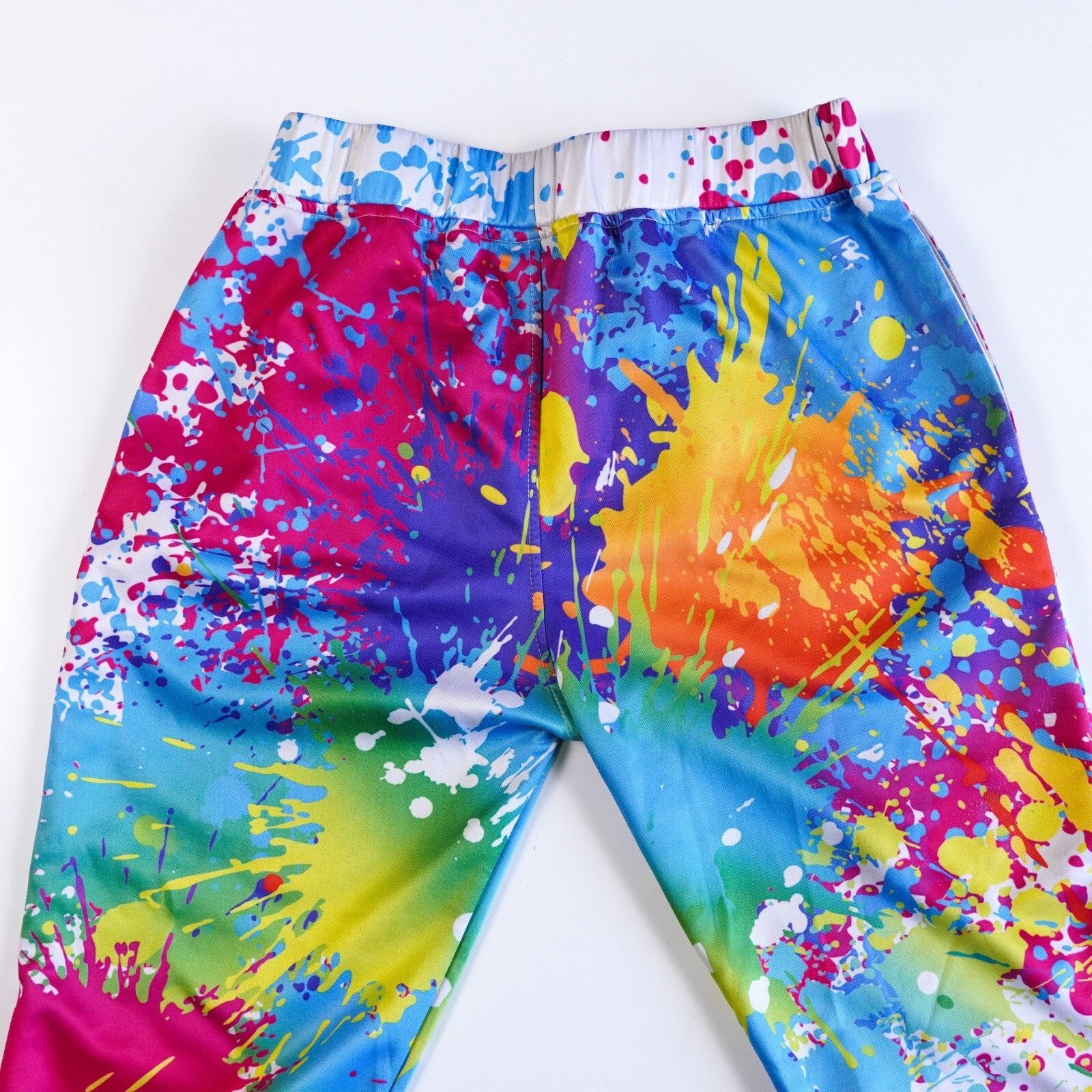 Other Rainbow Colorful Paint Sweatpants Drawstring Joggers Men S Size US 26 / EU 42 - 11 Thumbnail