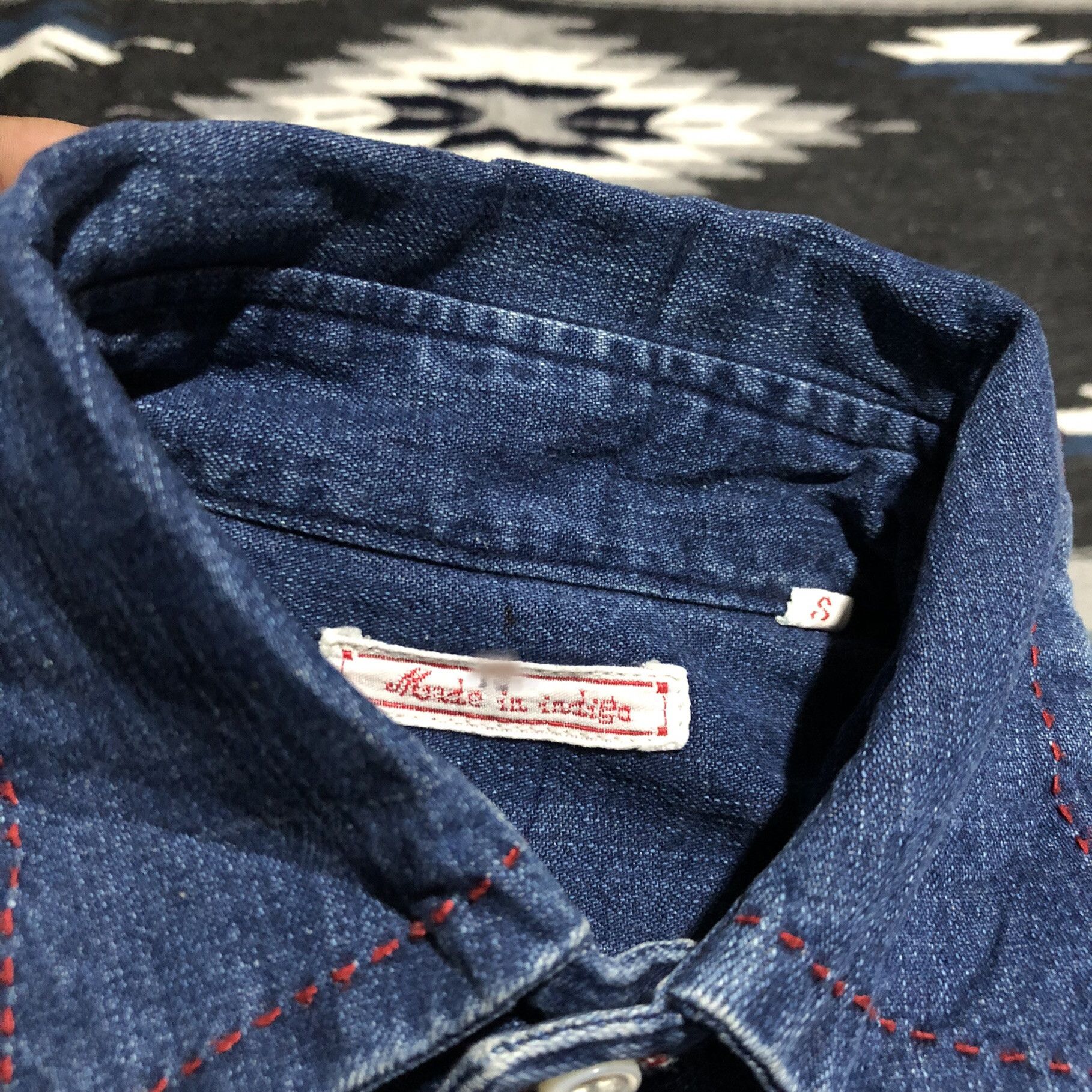 Indigo × Japanese Brand Made in Indigo Japanese brand denim shirt Size US S / EU 44-46 / 1 - 2 Thumbnail