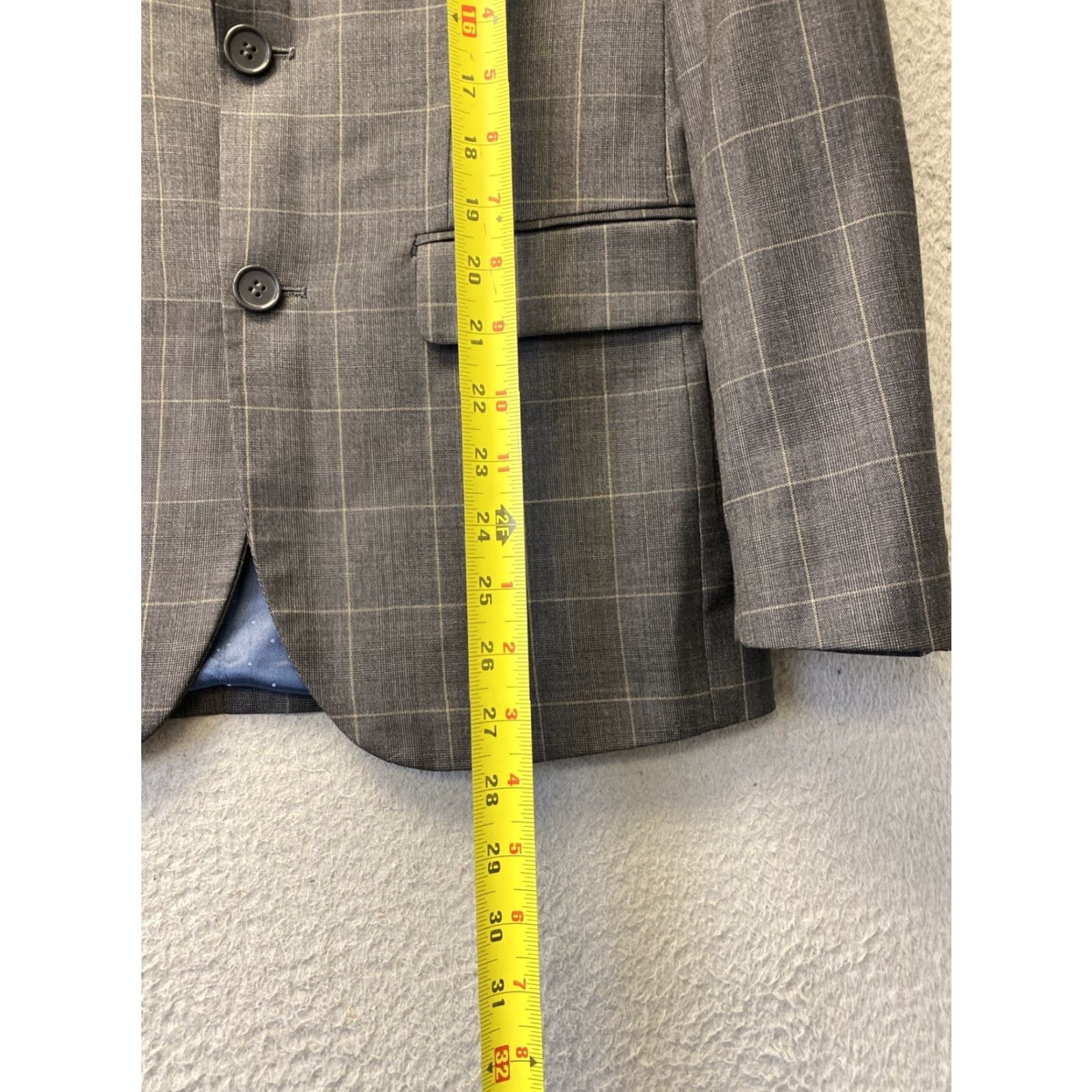 Vintage VINTAGE Combatant Gentlemen Blazer Jacket Glen Plaid Wool Size 34 Slim Brown Mens Size 34R - 5 Thumbnail