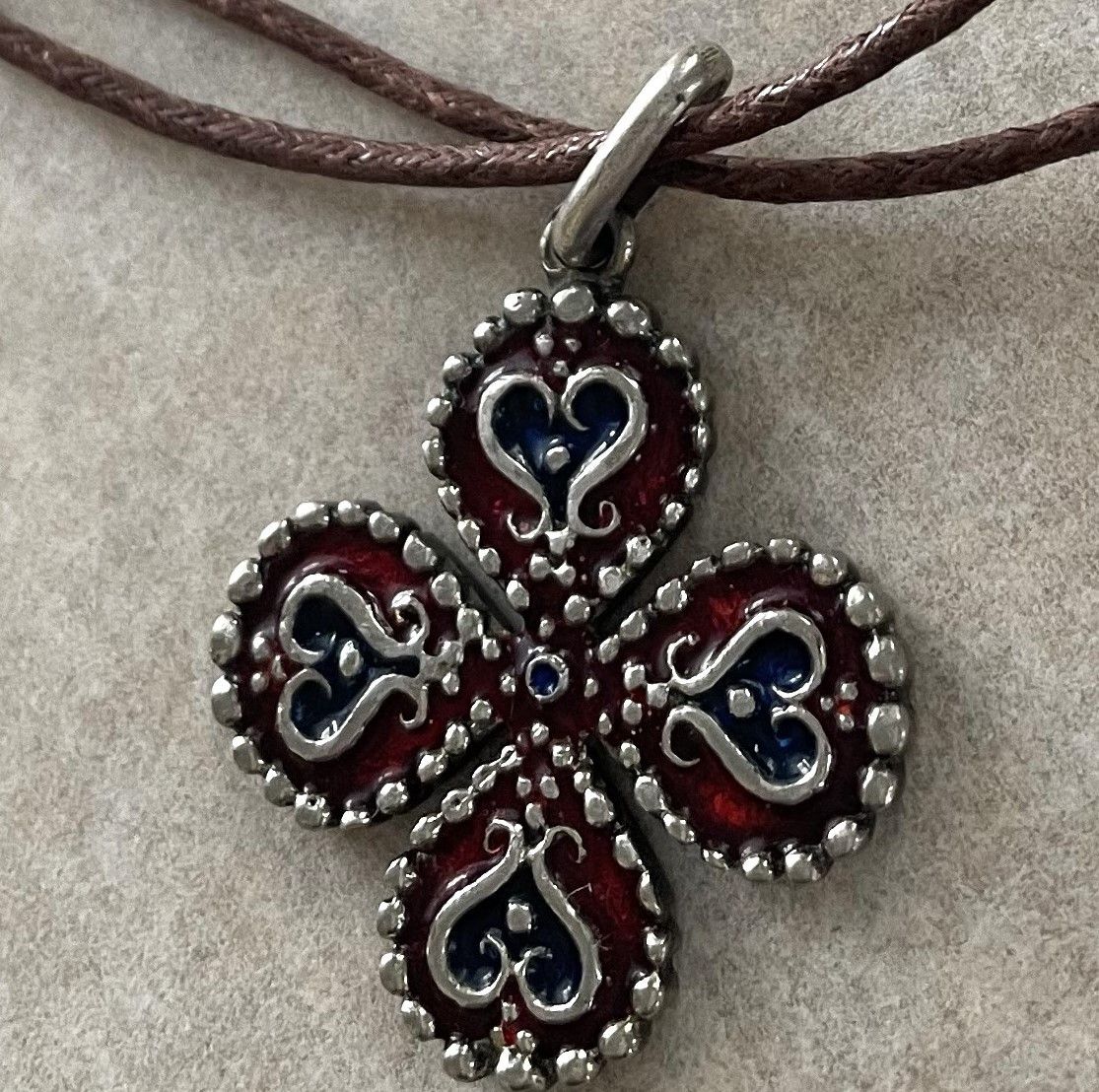 Other Vintage Four-Leaf Clover Pendant . Boho Gothic Jewelry Size ONE SIZE - 6 Thumbnail