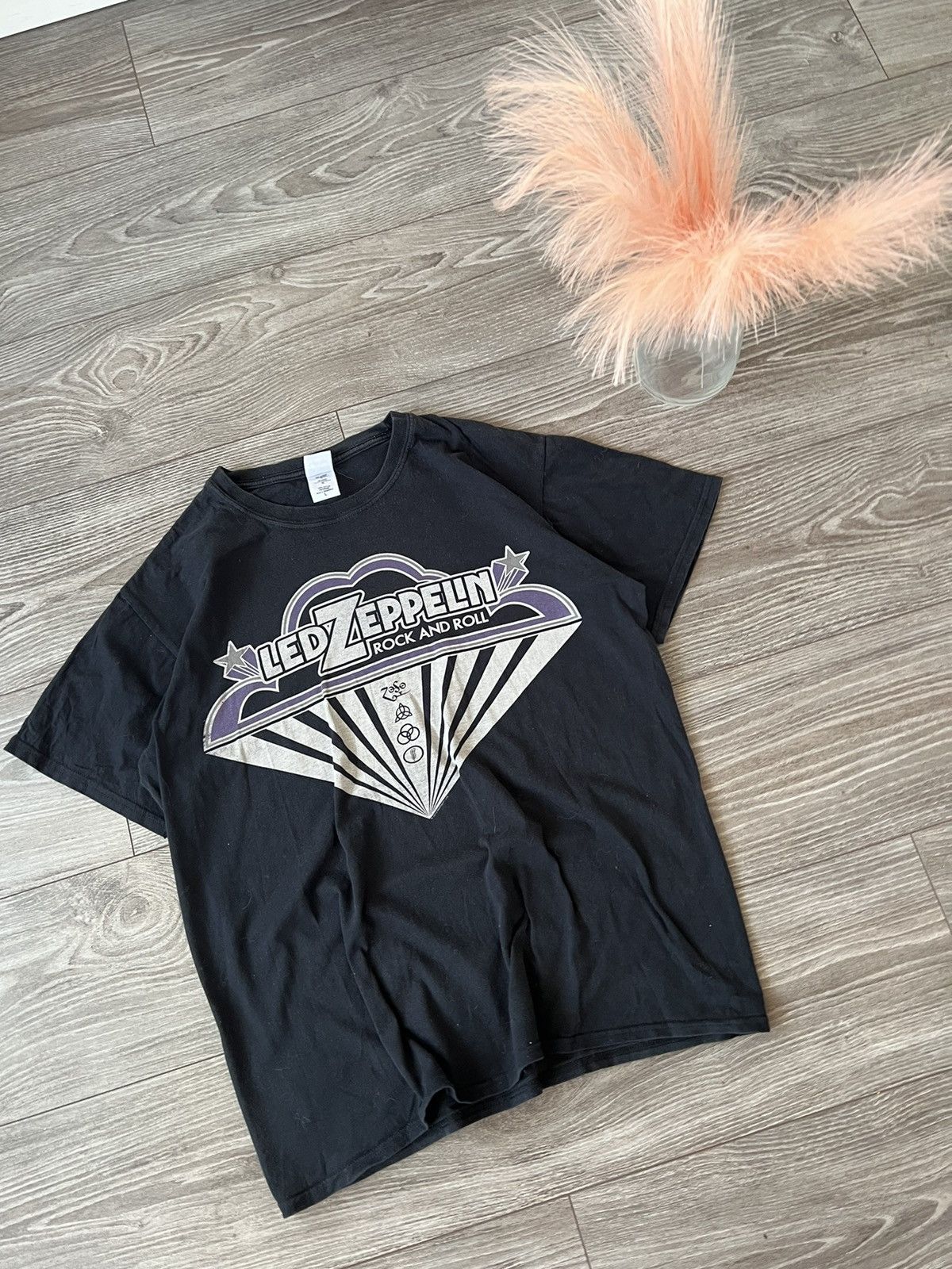 Band Tees × Vintage ‼️Led Zeppelin Archival Vintage Rock Band T-shirt‼️ Size US L / EU 52-54 / 3 - 7 Thumbnail