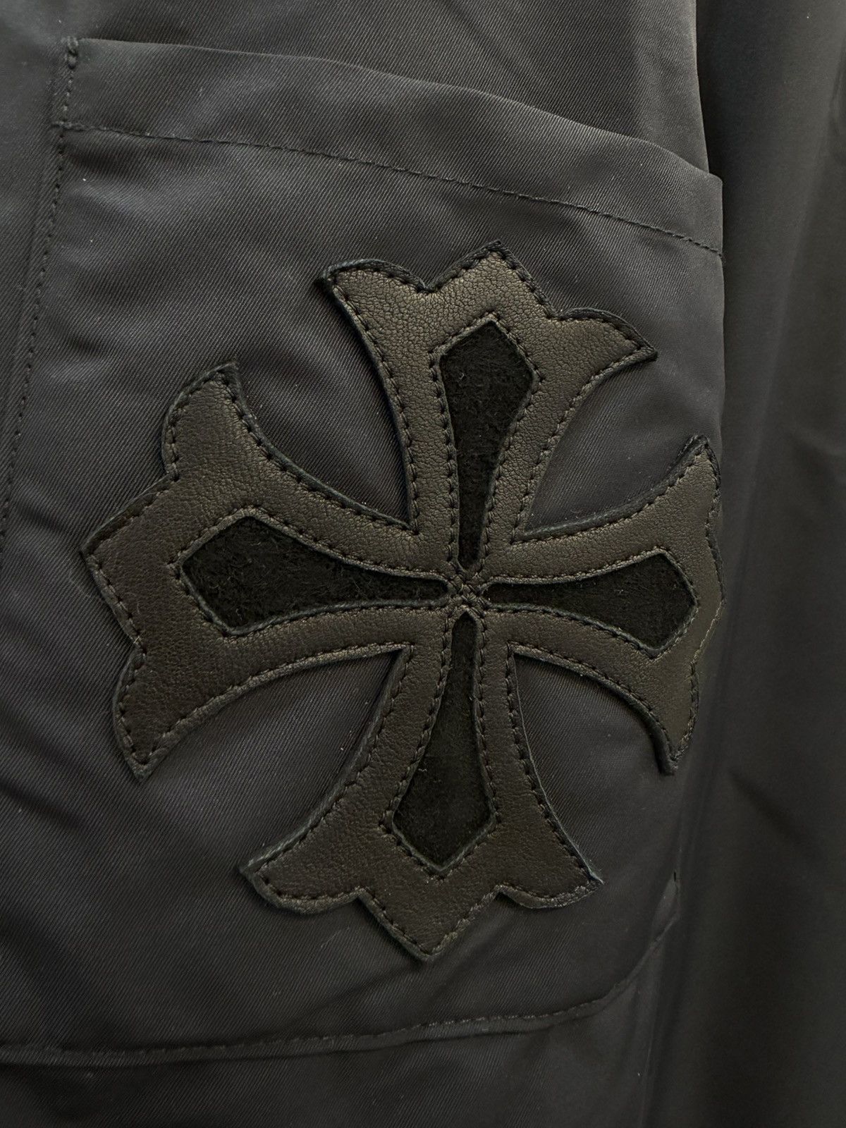 Chrome Hearts Chrome Hearts Cross Patch Cobra Racing Nylon Jacket Black Size US XL / EU 56 / 4 - 4 Thumbnail