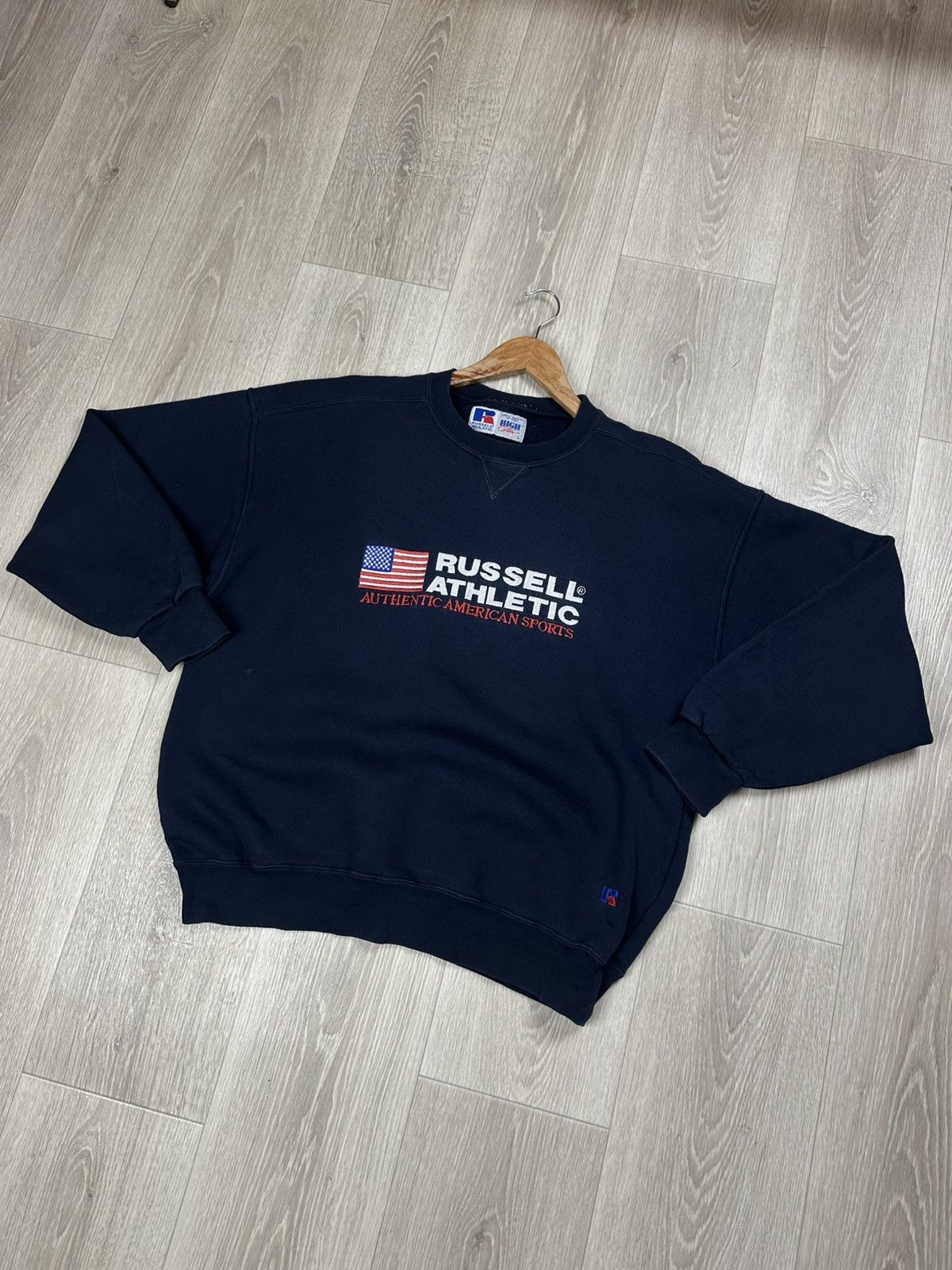 Russell Athletic USA Russel Athletic Long Sleeve Crew Neck Sweatshirt Size US L / EU 52-54 / 3 - 3 Thumbnail