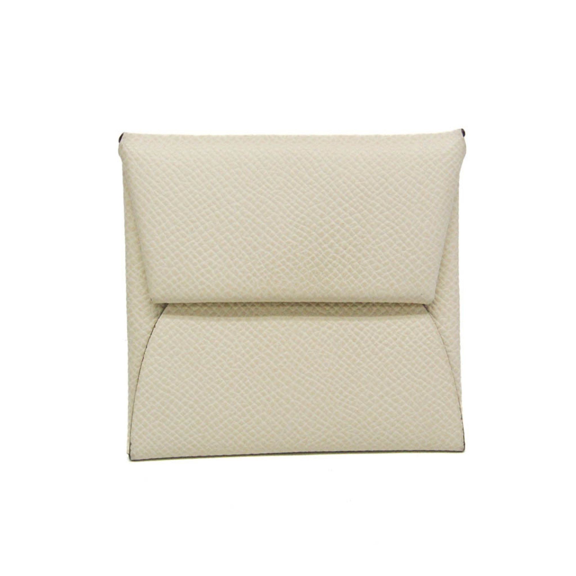 Hermes Hermes Bastia Verso Men,Women Epsom Leather Coin Purse/coin Case Beige,White Size ONE SIZE - 1 Thumbnail
