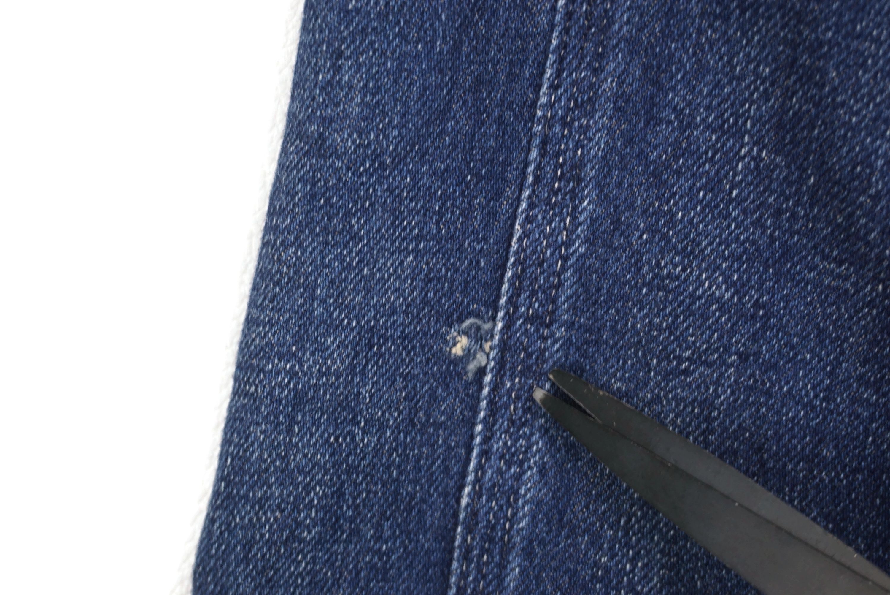 Japanese Brand Betty Smith Jeans fits W30xL30 Linen Blend Carpenter Denim Size 27" / US 4 / IT 40 - 7 Thumbnail