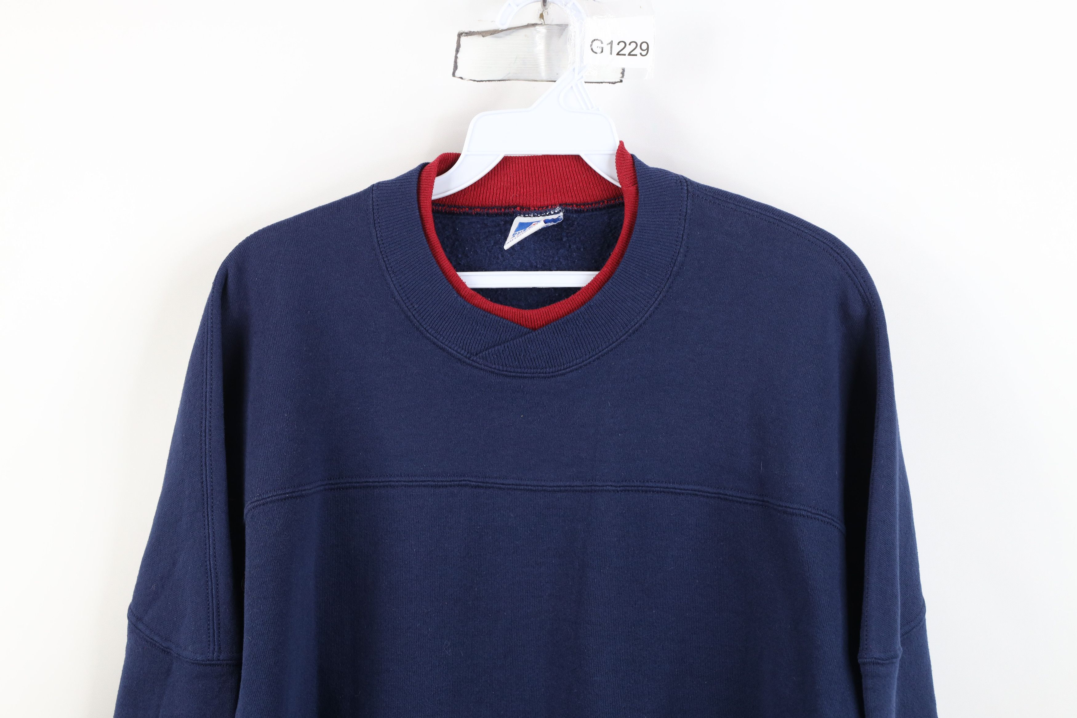 Russell Athletic Vintage 90s Russell Athletic Football Jersey Sweatshirt USA Size US L / EU 52-54 / 3 - 2 Thumbnail