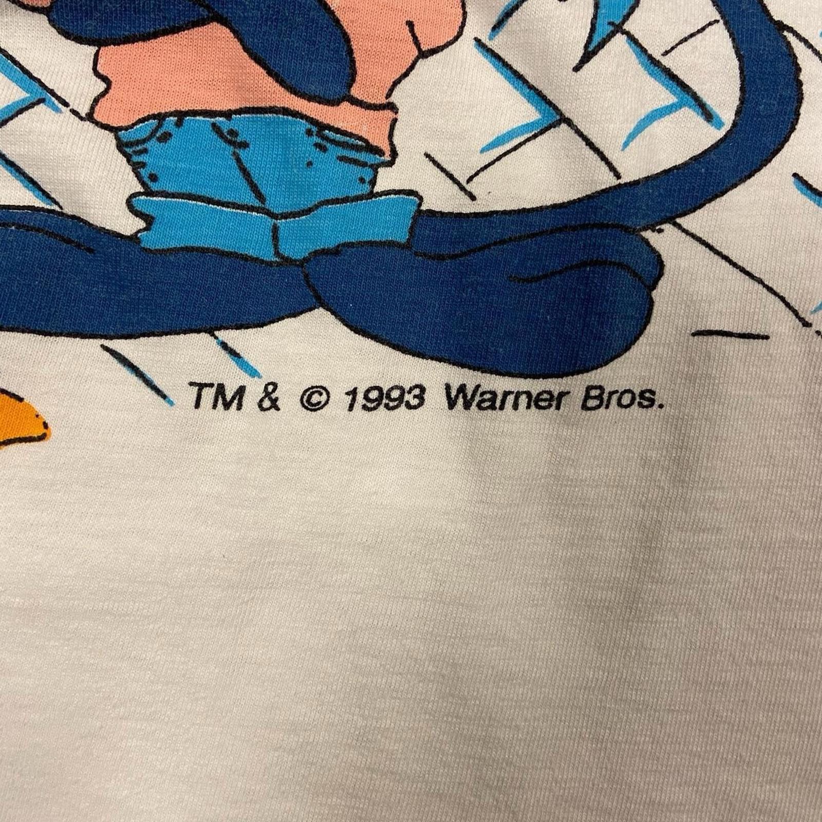 Vintage 1993 Tiny Toons ‘Street Smart’ Looney Tunes AOP Size US XXL / EU 58 / 5 - 3 Thumbnail
