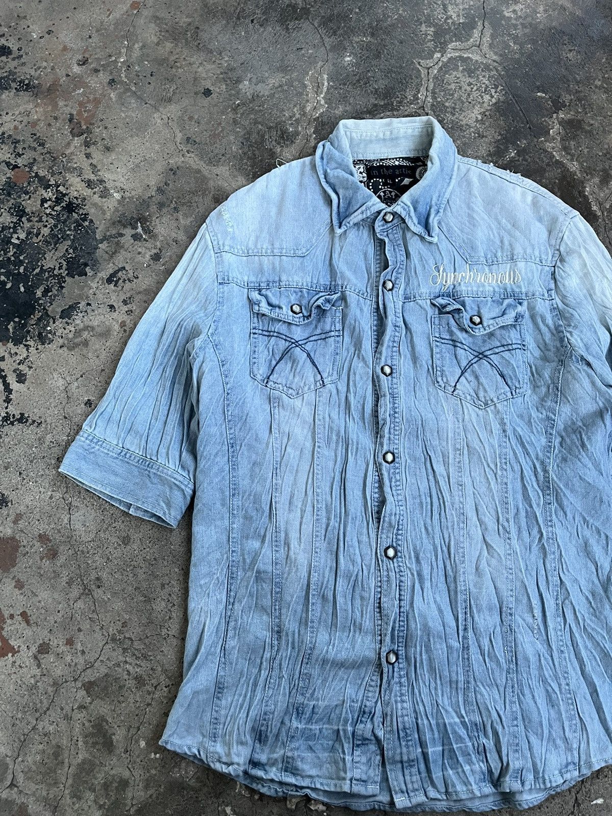 14th Addiction × If Six Was Nine × Le Grande Bleu (L.G.B.) JAPANESE IN THE ATTIC DENIM GOTHIC SEDITIONARIES PUNK STYLE Size US L / EU 52-54 / 3 - 7 Thumbnail
