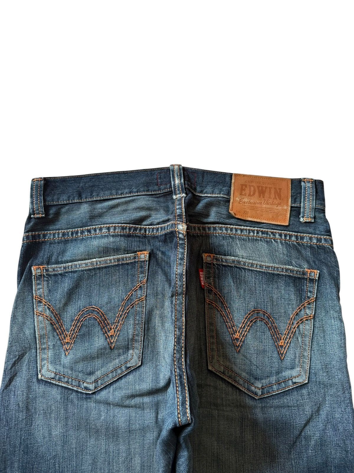 Edwin Exclusive Vintage Edwin XV Distress Baggy Jeans Size US 37 - 4 Thumbnail