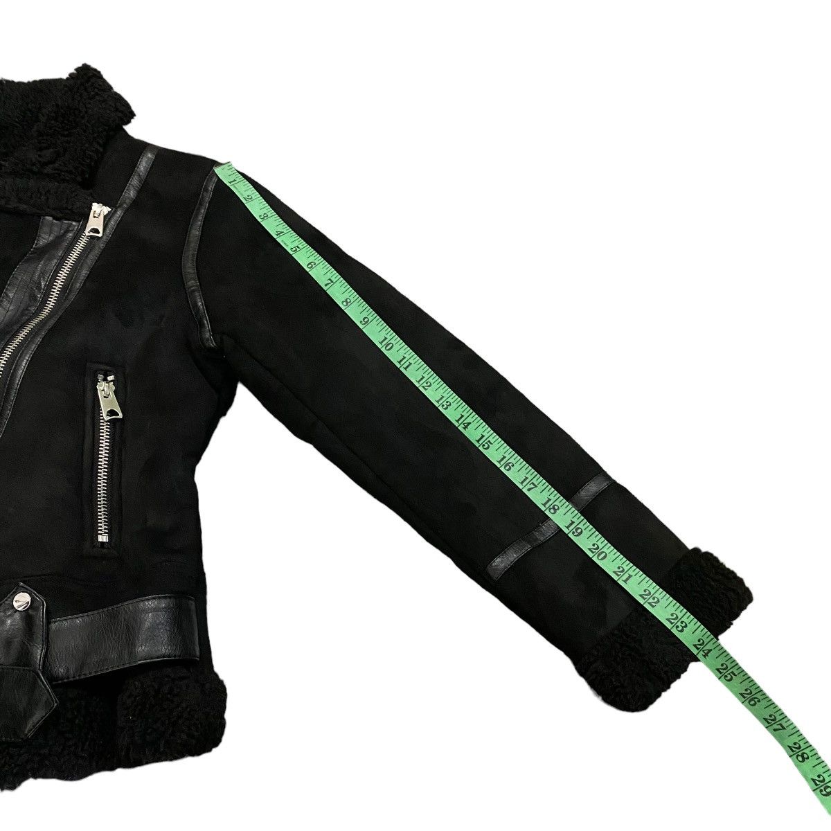 Zara Zara Black Faux Suede Jacket Size L / US 10 / IT 46 - 14 Thumbnail