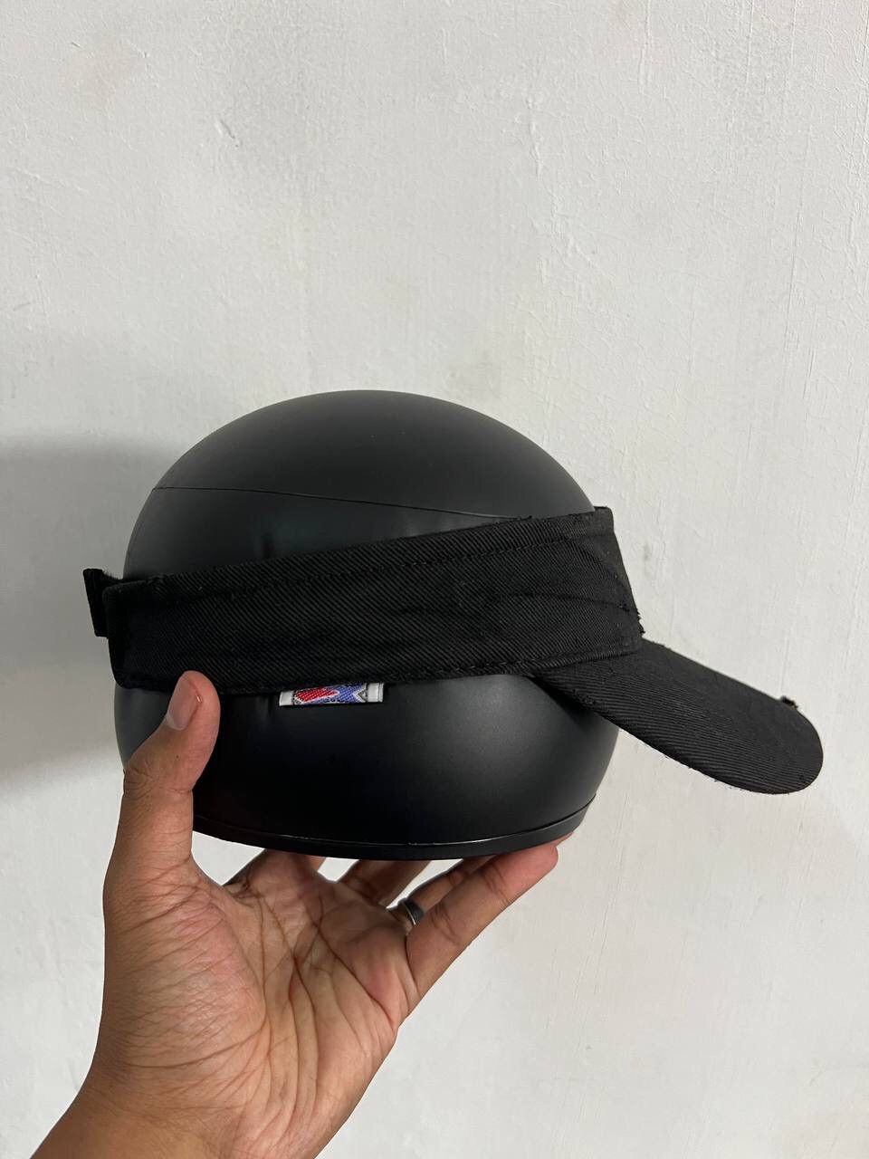 Vintage Plain Black Vintage Visor Hat Size ONE SIZE - 5 Thumbnail