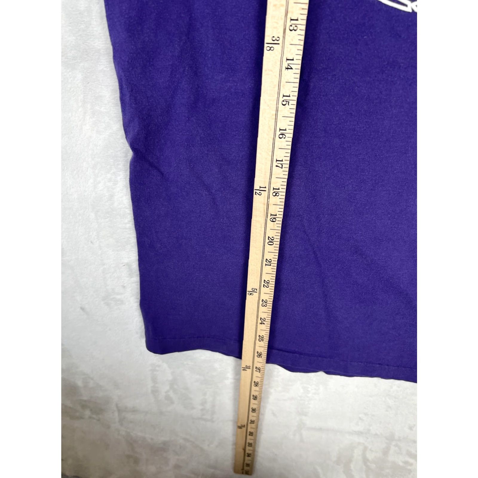 Hanes VINTAGE Hanes Beefy-T T-Shirt Mens Large Purple Pacific Volleyball Graphic 90s USA Shirt Sports Mens Regular Fit Short Sleeve Crew Neck Cotton Size US L / EU 52-54 / 3 - 6 Thumbnail