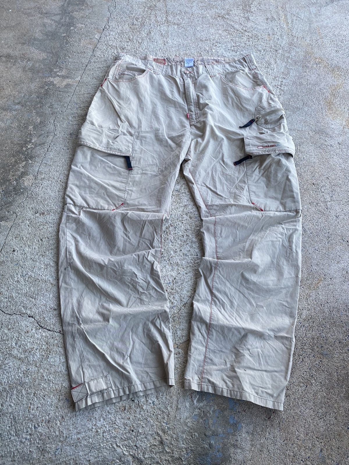 Ecko Unltd. × JNCO × Vintage Vintage Y2K Ecko Baggy Cargo Jnco Style Pants Size US 36 / EU 52 - 1 Thumbnail