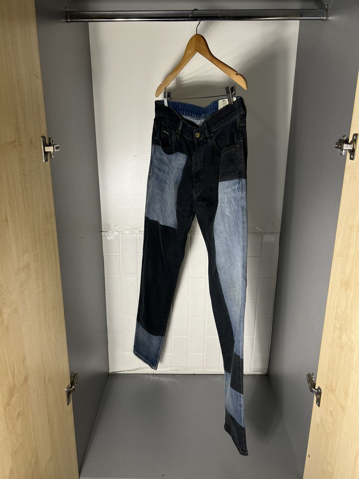 Diesel VINTAGE DIESEL INDUSTRY DENIM DIVISION DESIGNER JEANS Y2K Size US 34 / EU 50 - 10 Thumbnail