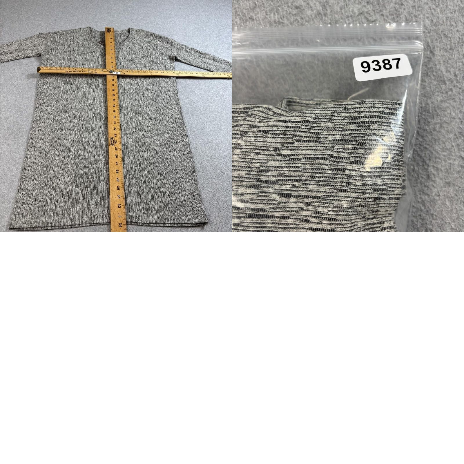 J. Jill VINTAGE J. Jill Pure Jill Sweater Shirt Women Medium Petite Gray V-Neck Tunic Dress Capsule Size M / US 6-8 / IT 42-44 - 8 Thumbnail