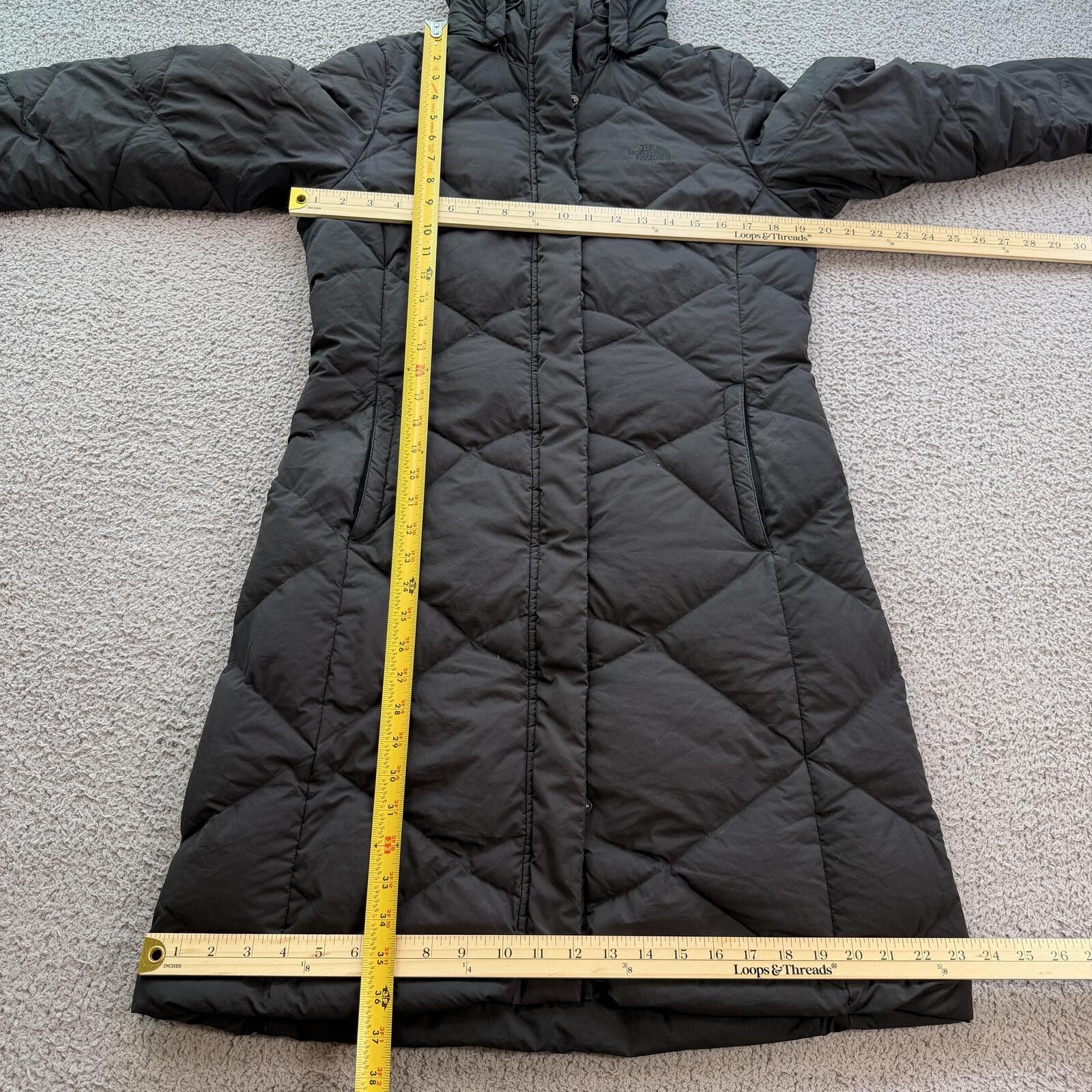 The North Face The North Face Women Black 550 Long Parka Jacket Coat Small Size S / US 4 / IT 40 - 3 Thumbnail