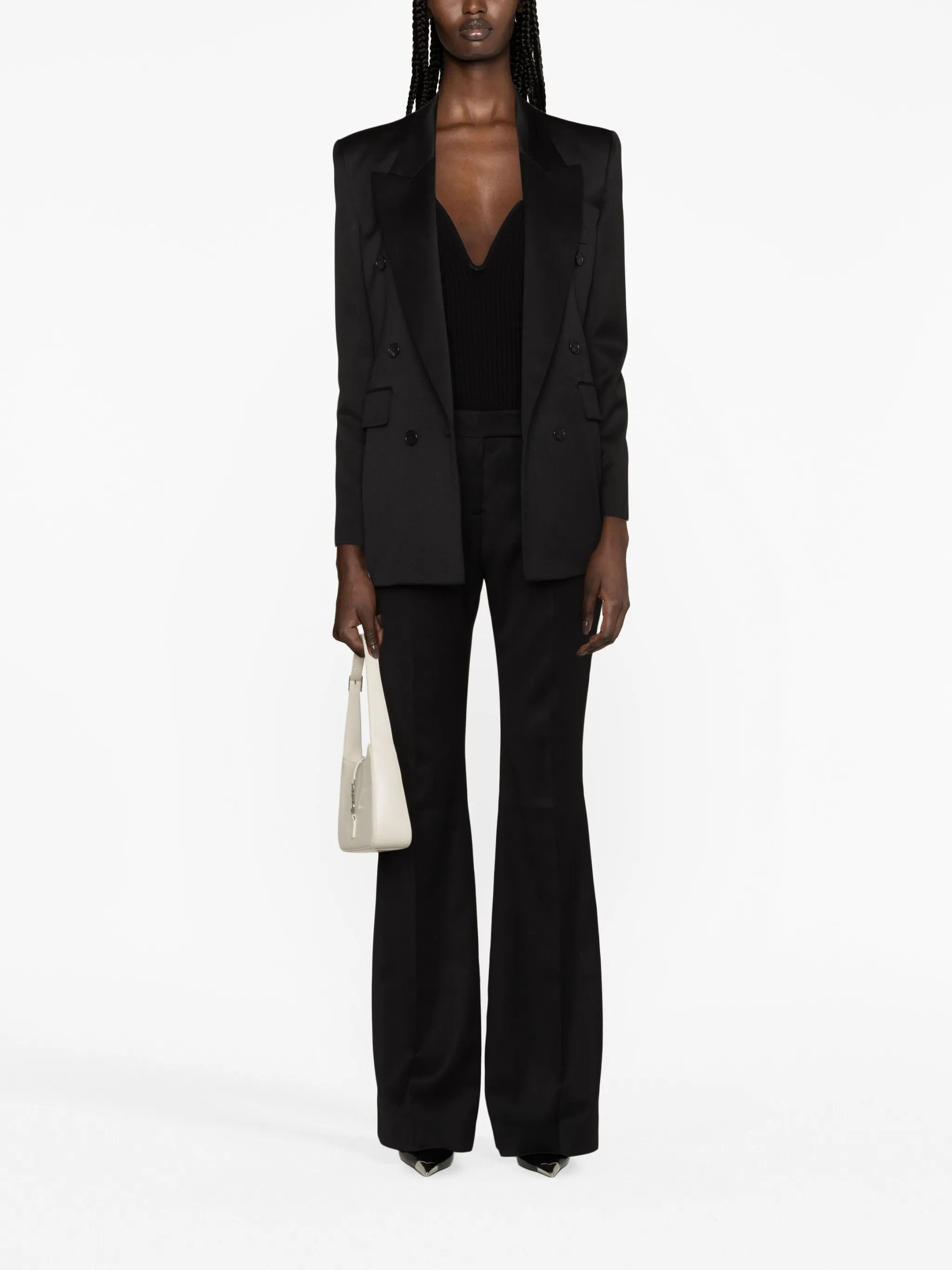 Tom Ford o1w1db10225 PAW545 Flare Pant in Black Size 30" / US 8 / IT 44 - 2 Thumbnail