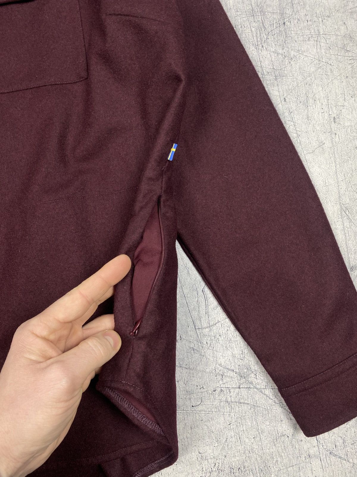 Fjallraven Fjällräven Övik Re-Wool Shirt Women’s Burgundy Wool Outdoor Size XL / US 12-14 / IT 48-50 - 11 Thumbnail