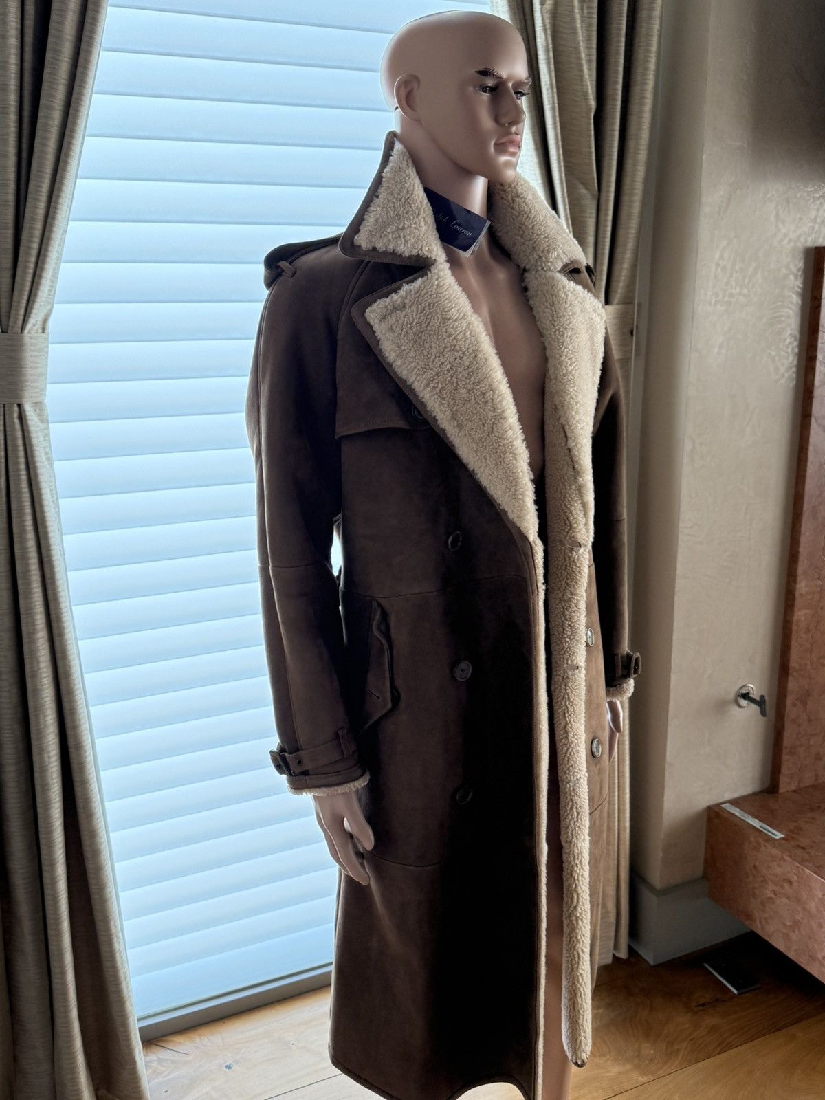 Ralph Lauren Purple Label NWT Ralph Lauren Shearling Trench Ralph Lauren Purple Label NWT Ralph Lauren Shearling Trench