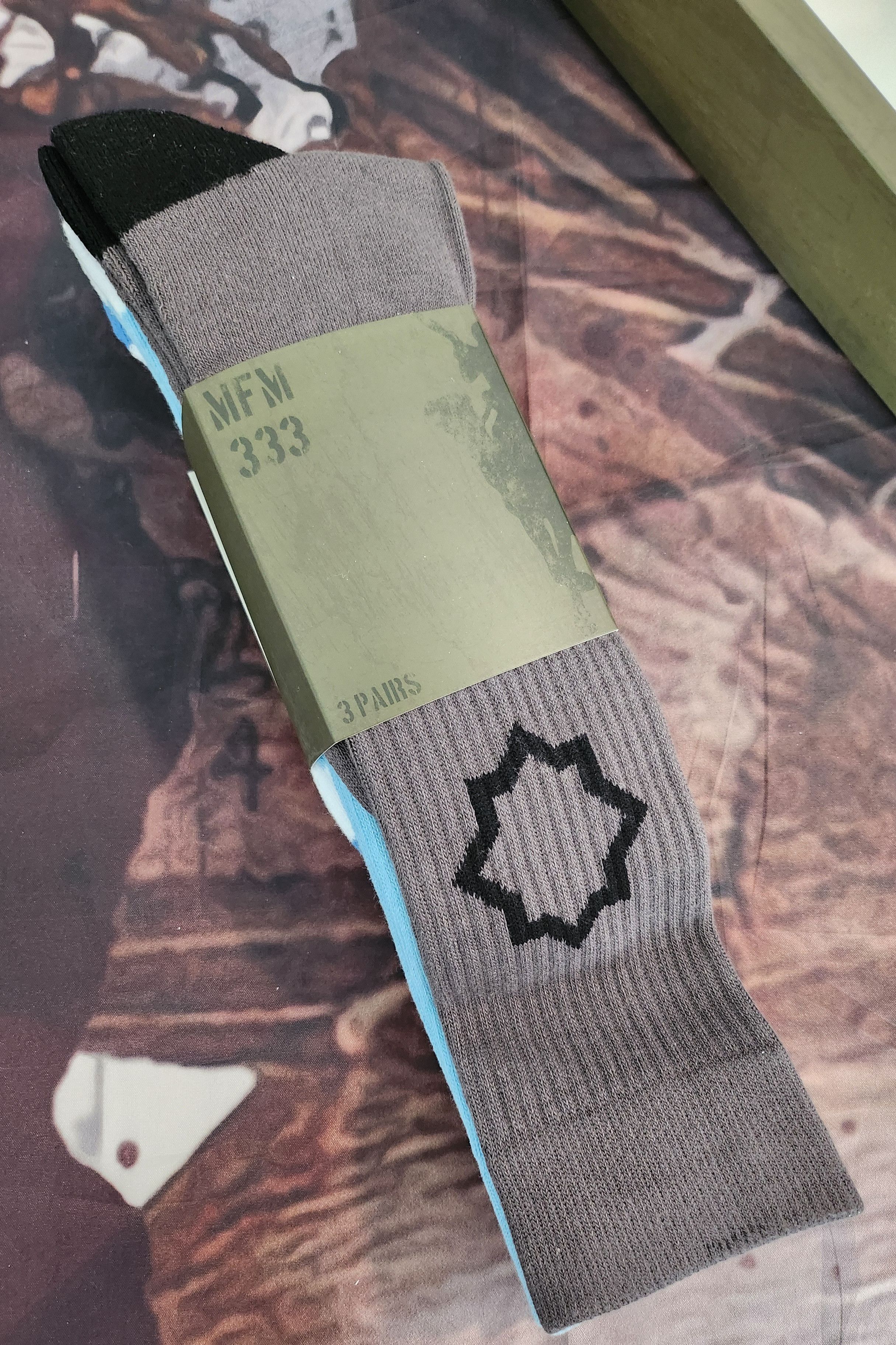 murd333r.fm MFM333 Socks 3 Pack Size ONE SIZE - 2 Thumbnail