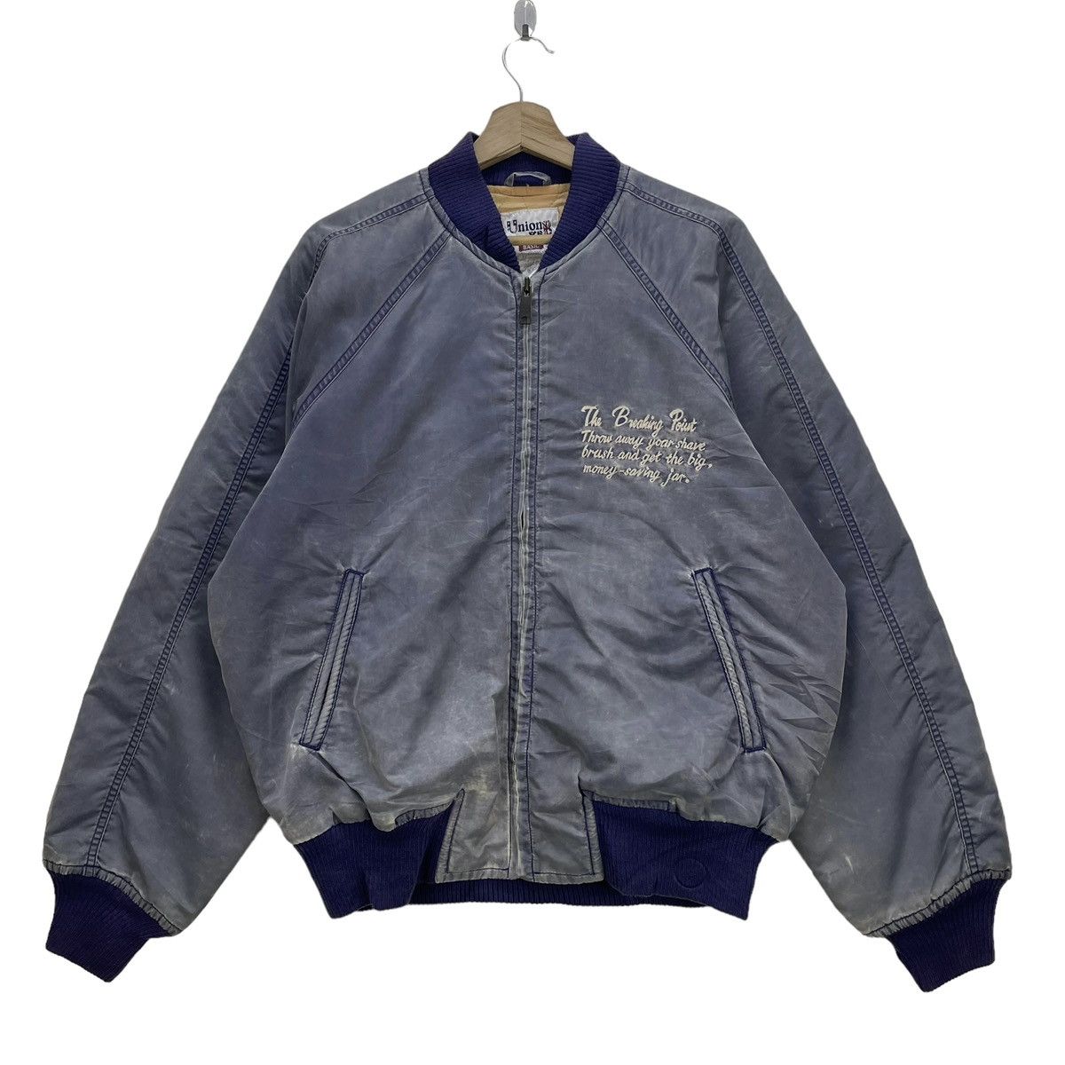 Japanese Brand 🔥Vintage Bomber Ma 1 MR.B Power USB Jacket Size US L / EU 52-54 / 3 - 2 Thumbnail
