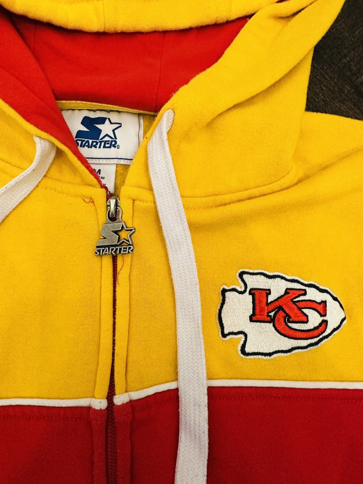 Starter VTG Kansas City Chiefs Starter Hoodie Full Zip-Med Size US M / EU 48-50 / 2 - 9 Thumbnail