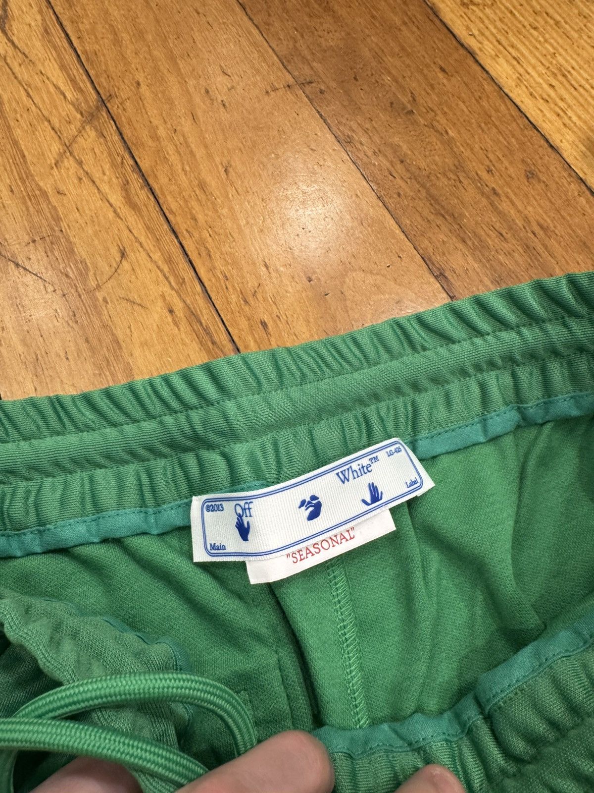Off-White Off-White Green Eco Track Pants Size US 36 / EU 52 - 6 Thumbnail